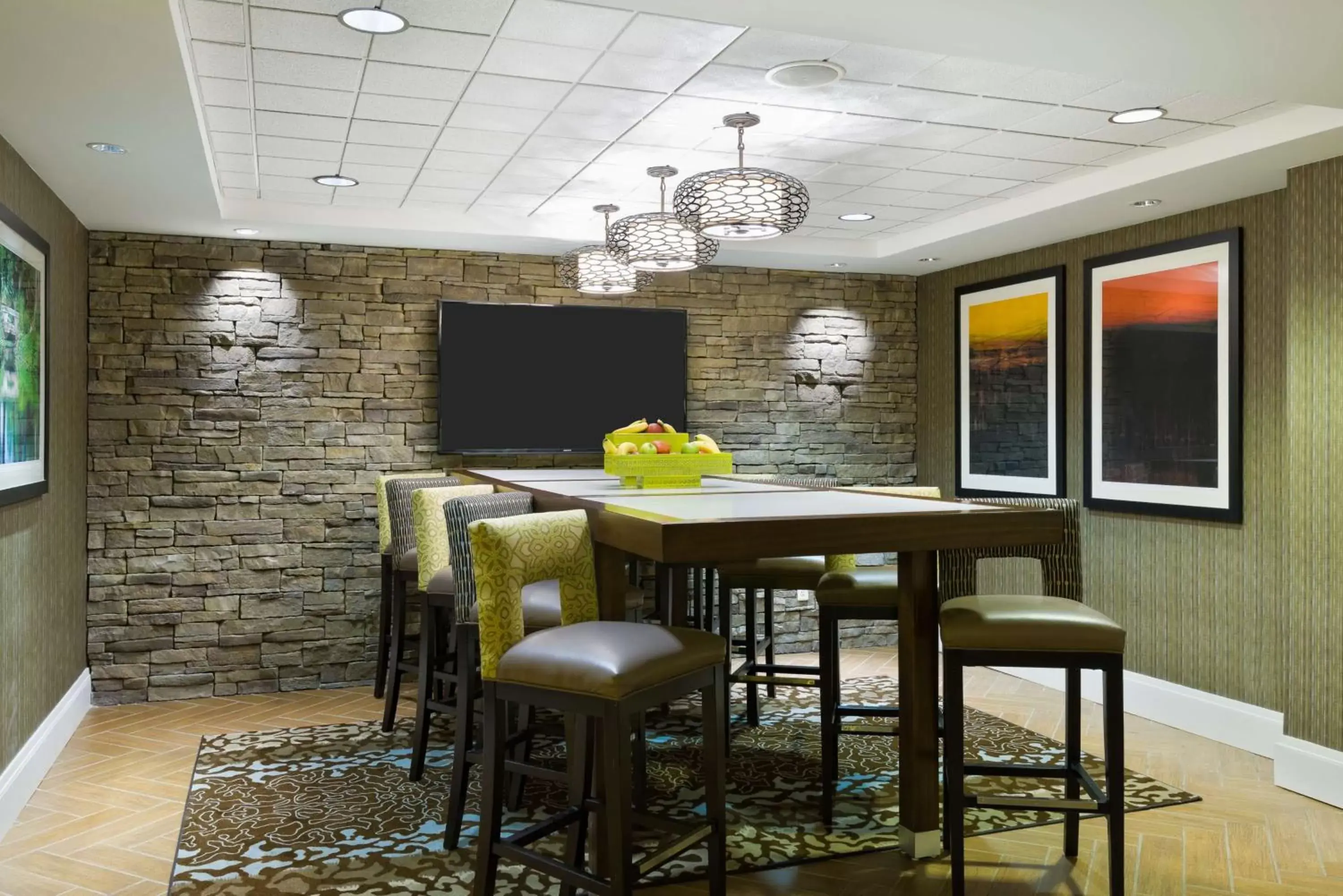 Lobby or reception, Restaurant/Places to Eat in Hampton Inn Danbury