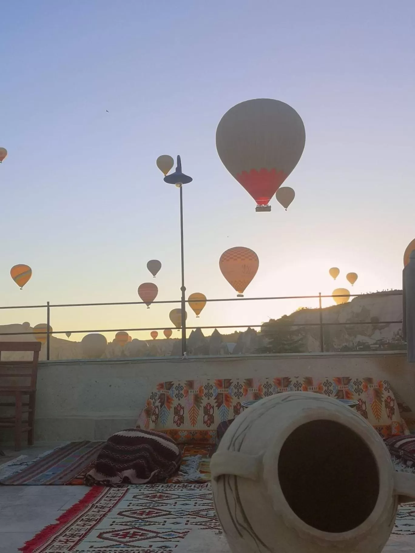 Balcony/Terrace in Azalea Terrace Cave Hotel