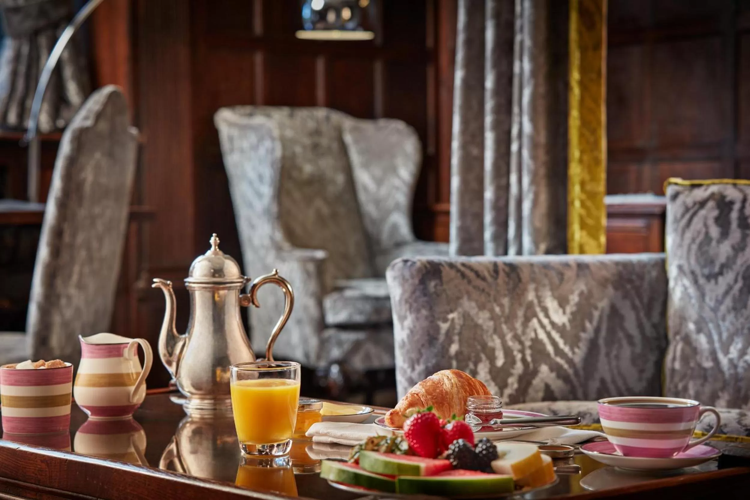 Continental breakfast in Great Fosters - Near Windsor