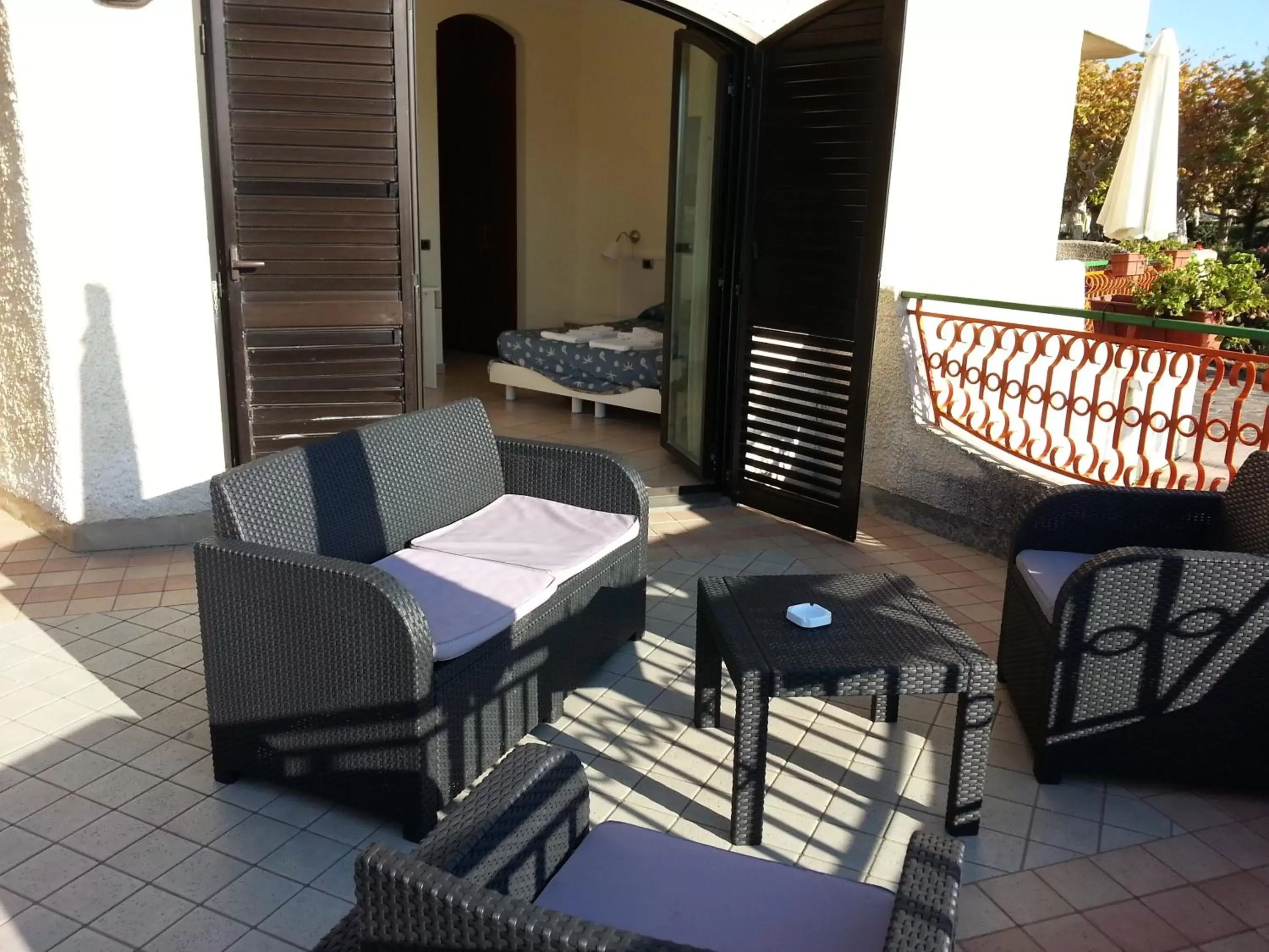 Balcony/Terrace in Hotel Tirreno Formia