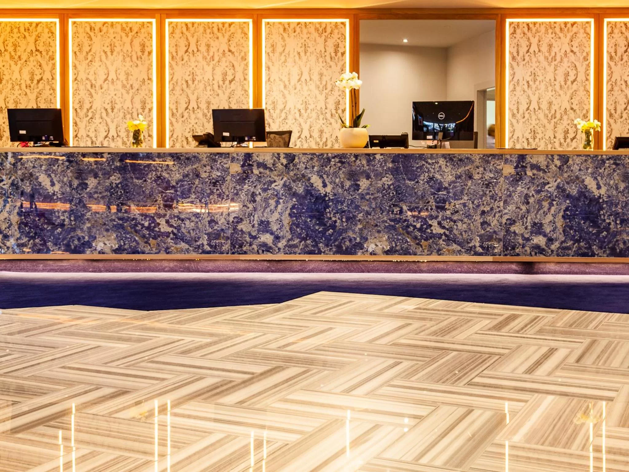 Lobby or reception in The Connacht Hotel