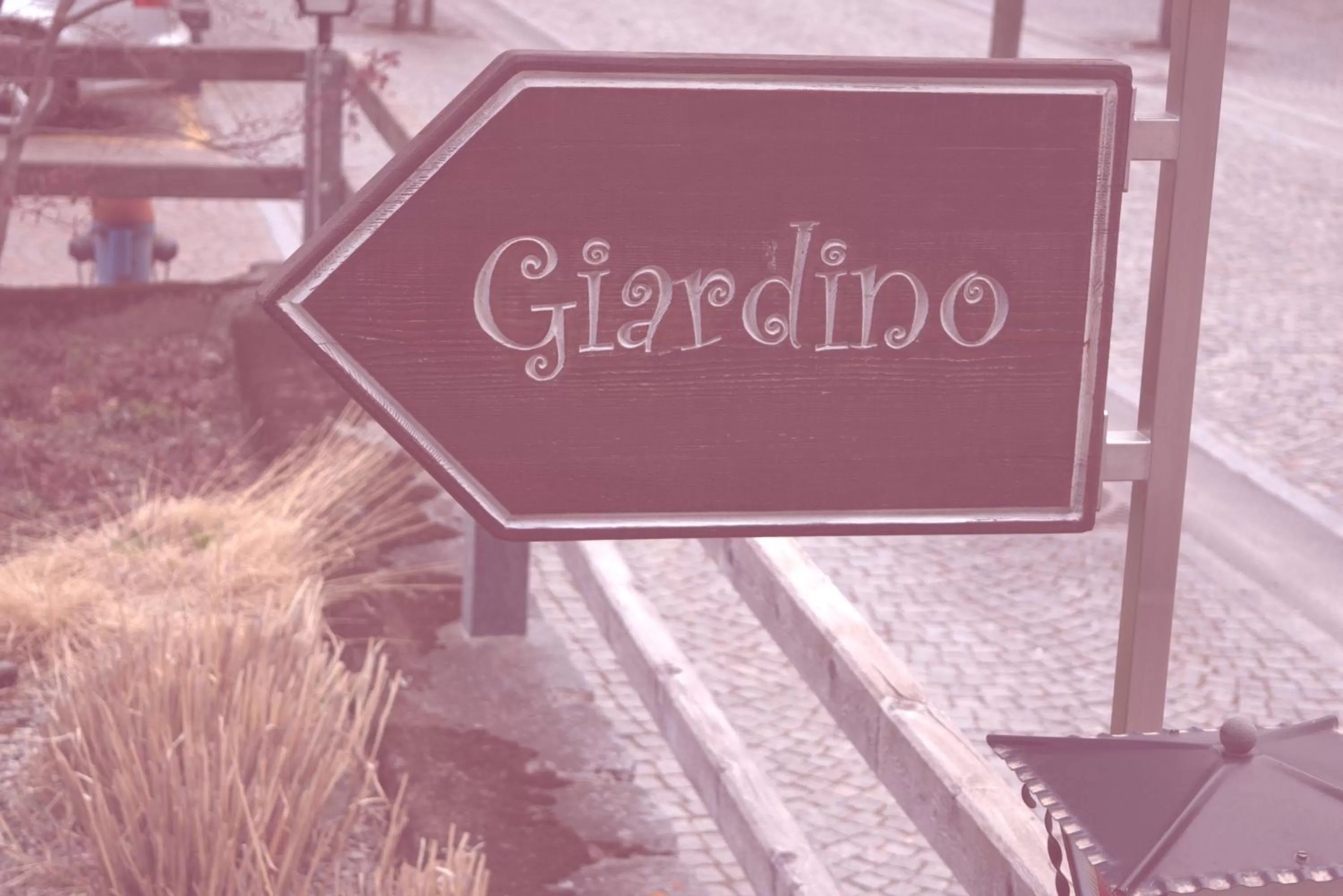 Garden, Property Logo/Sign in Ristorante Pensione Chalet Stazione