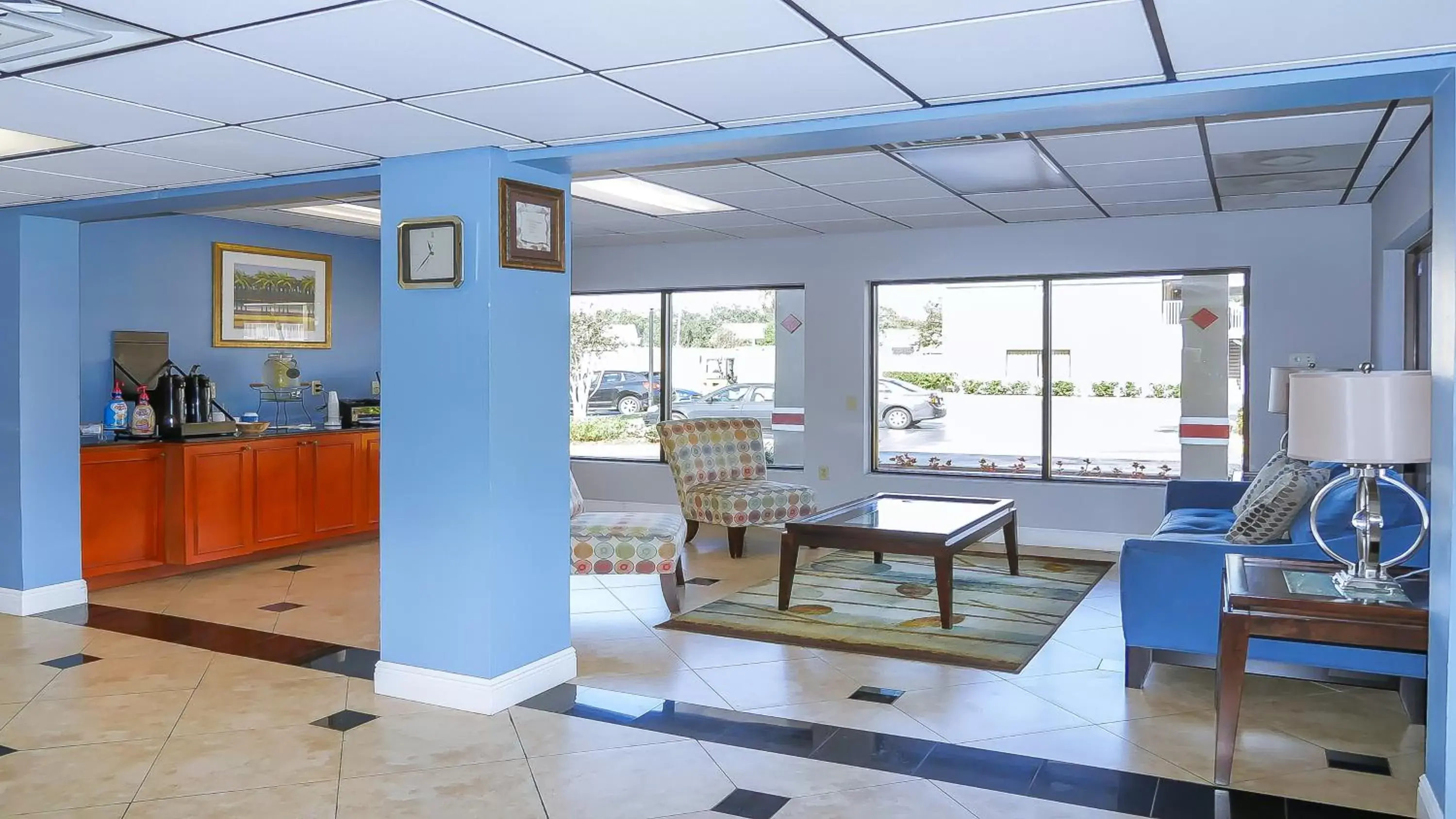 Lobby or reception in Hotel South Tampa & Suites