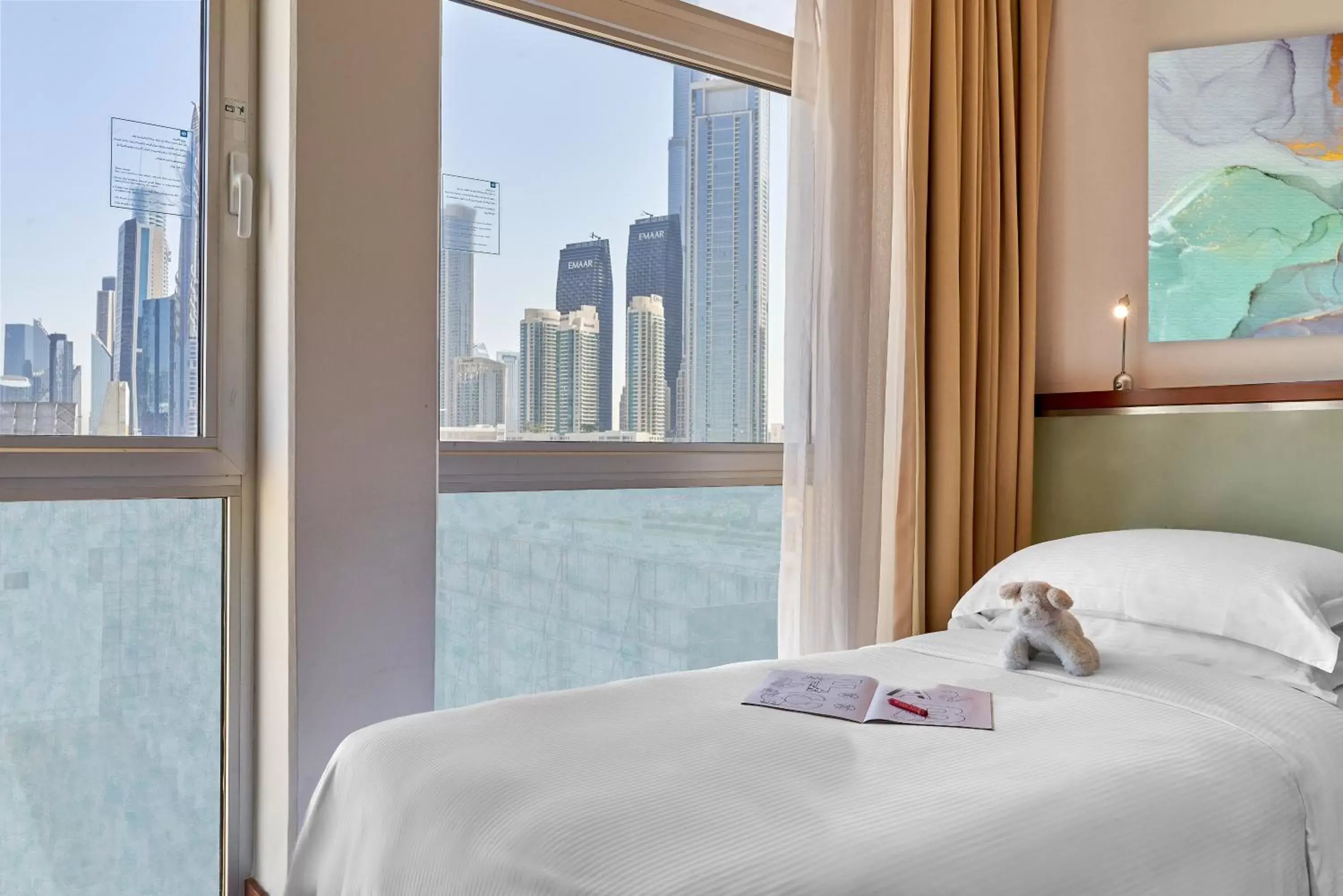 Bed in Villa Rotana - Dubai