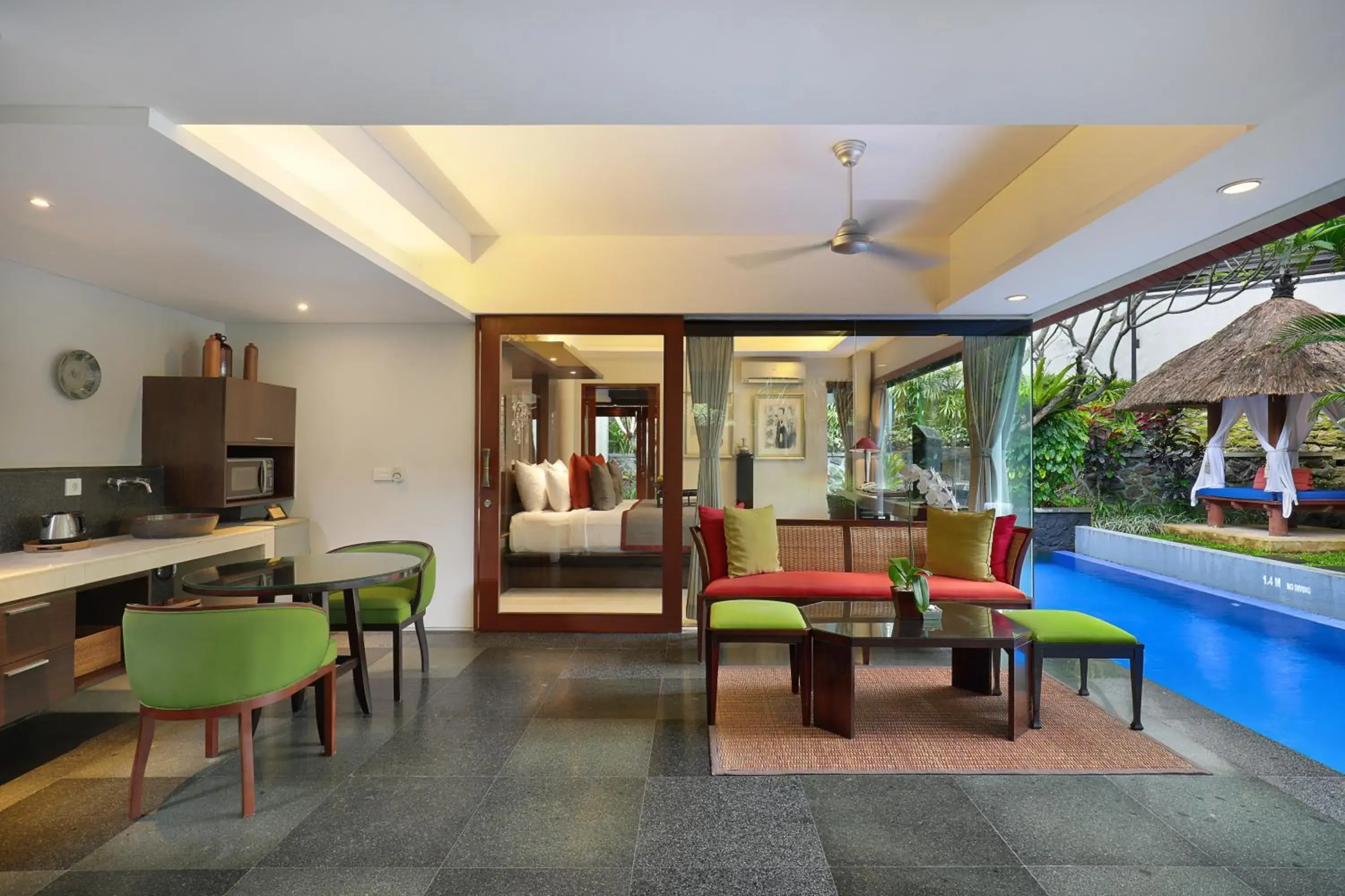 Living room in Royal Kamuela Villas & Suites at Monkey Forest Ubud