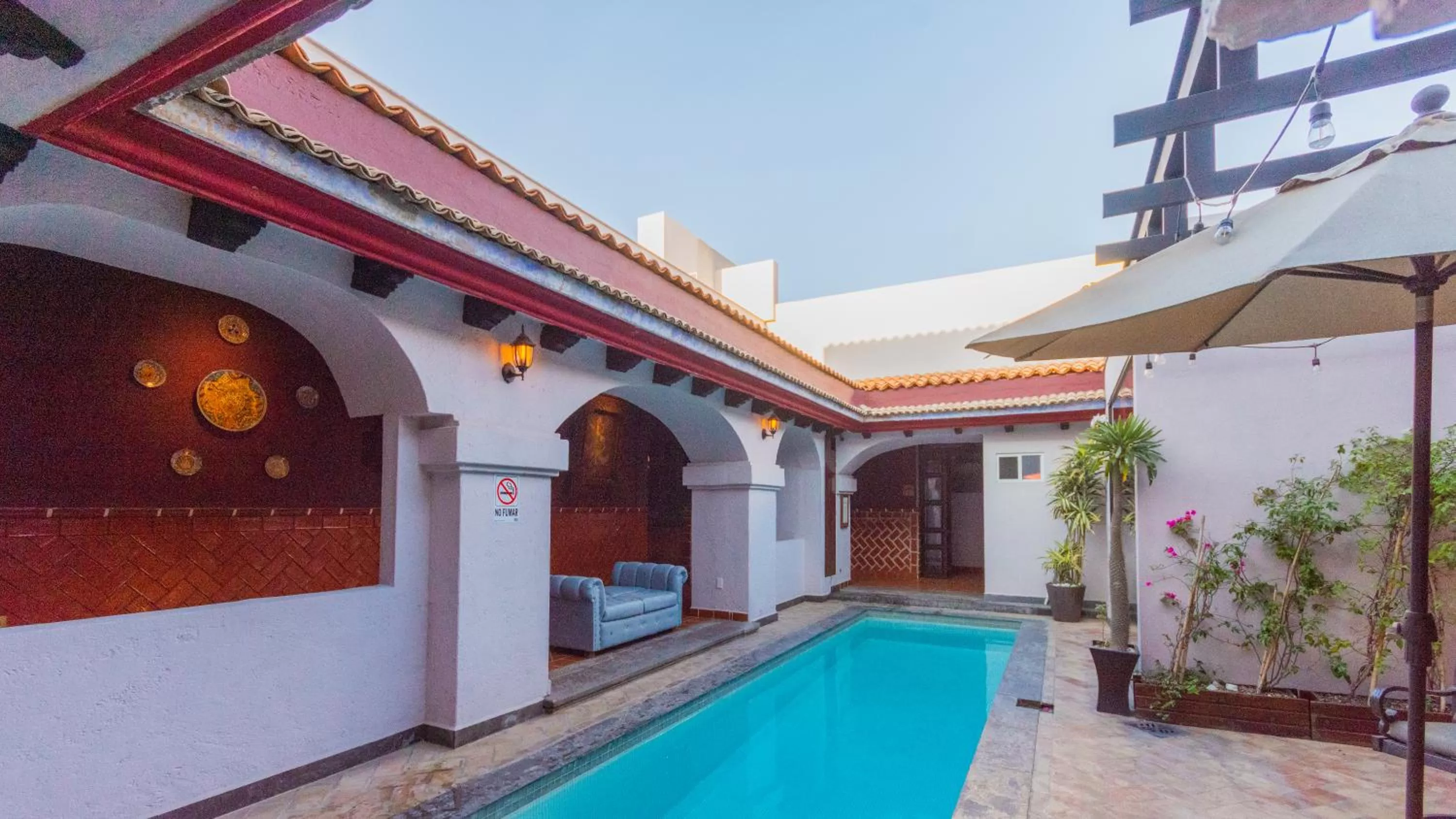 Pool view in Casa Eva Hotel Boutique & Spa