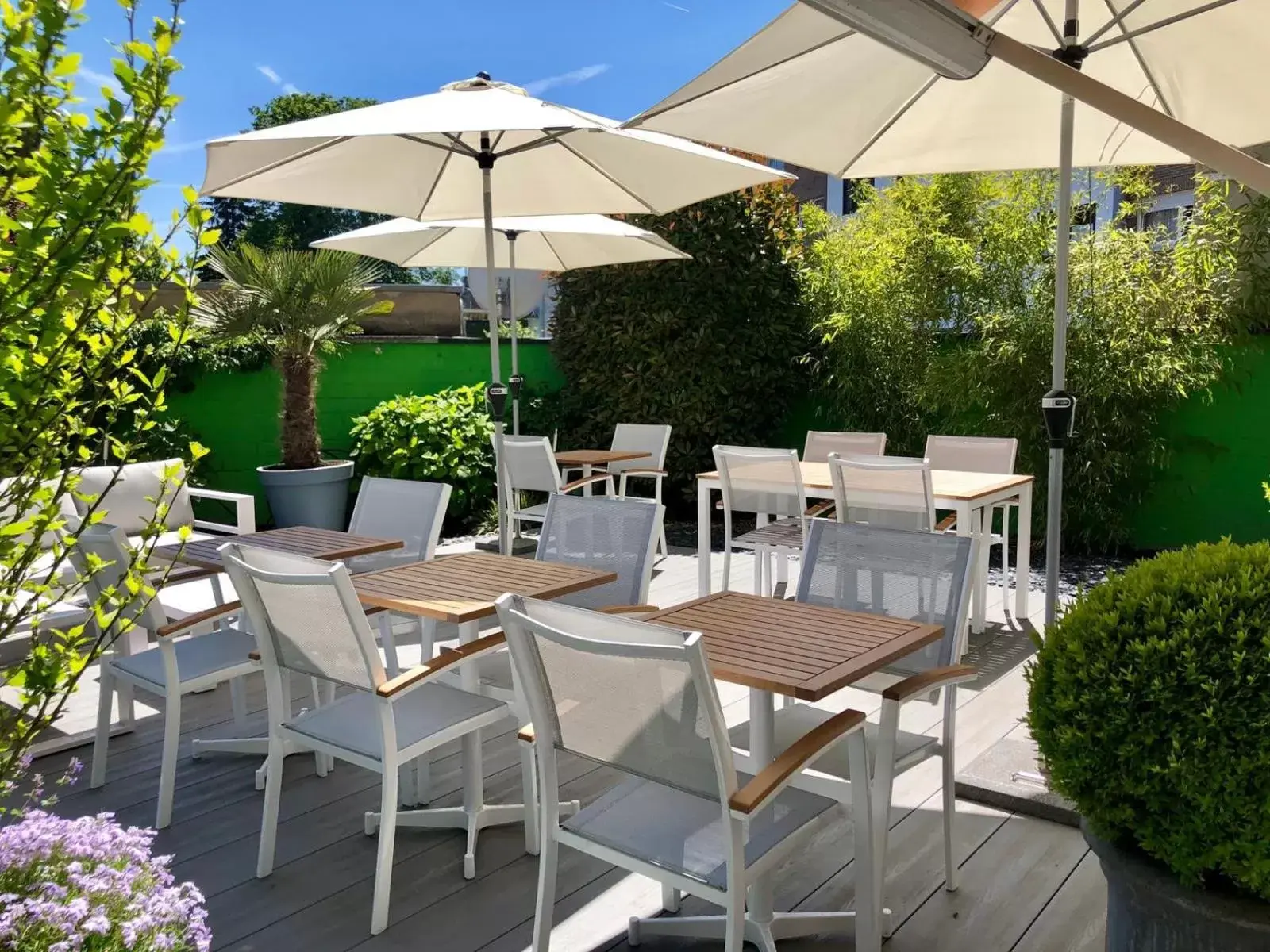 Patio, Restaurant/Places to Eat in Hotel Sonderfeld