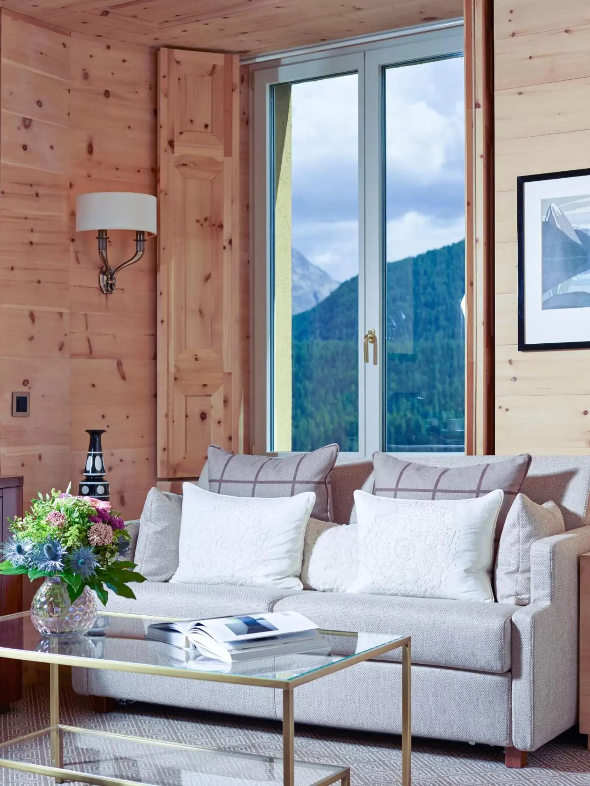 Lake view, Seating Area in Kulm Hotel St. Moritz