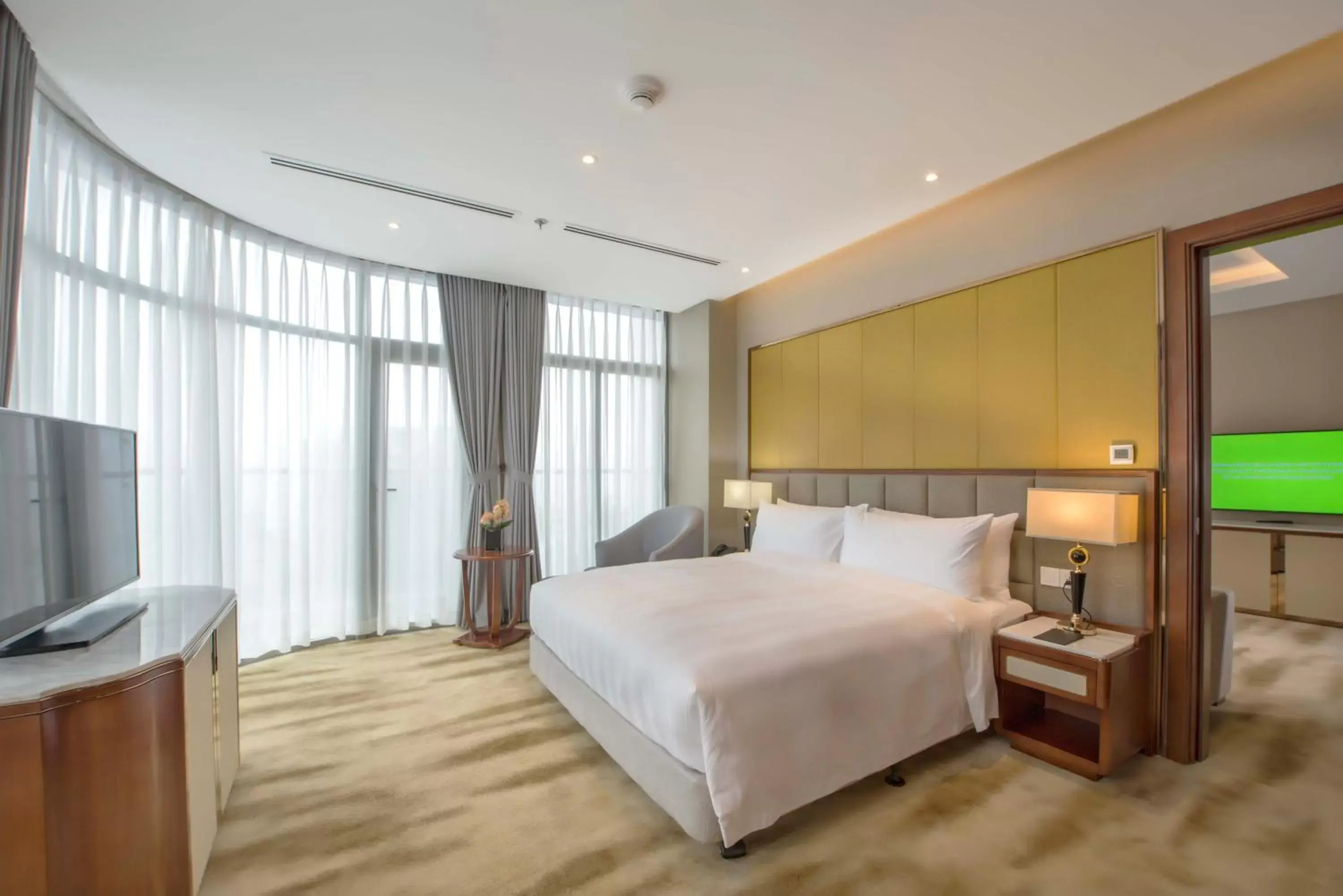 View (from property/room), Bed in Wyndham Garden Hanoi