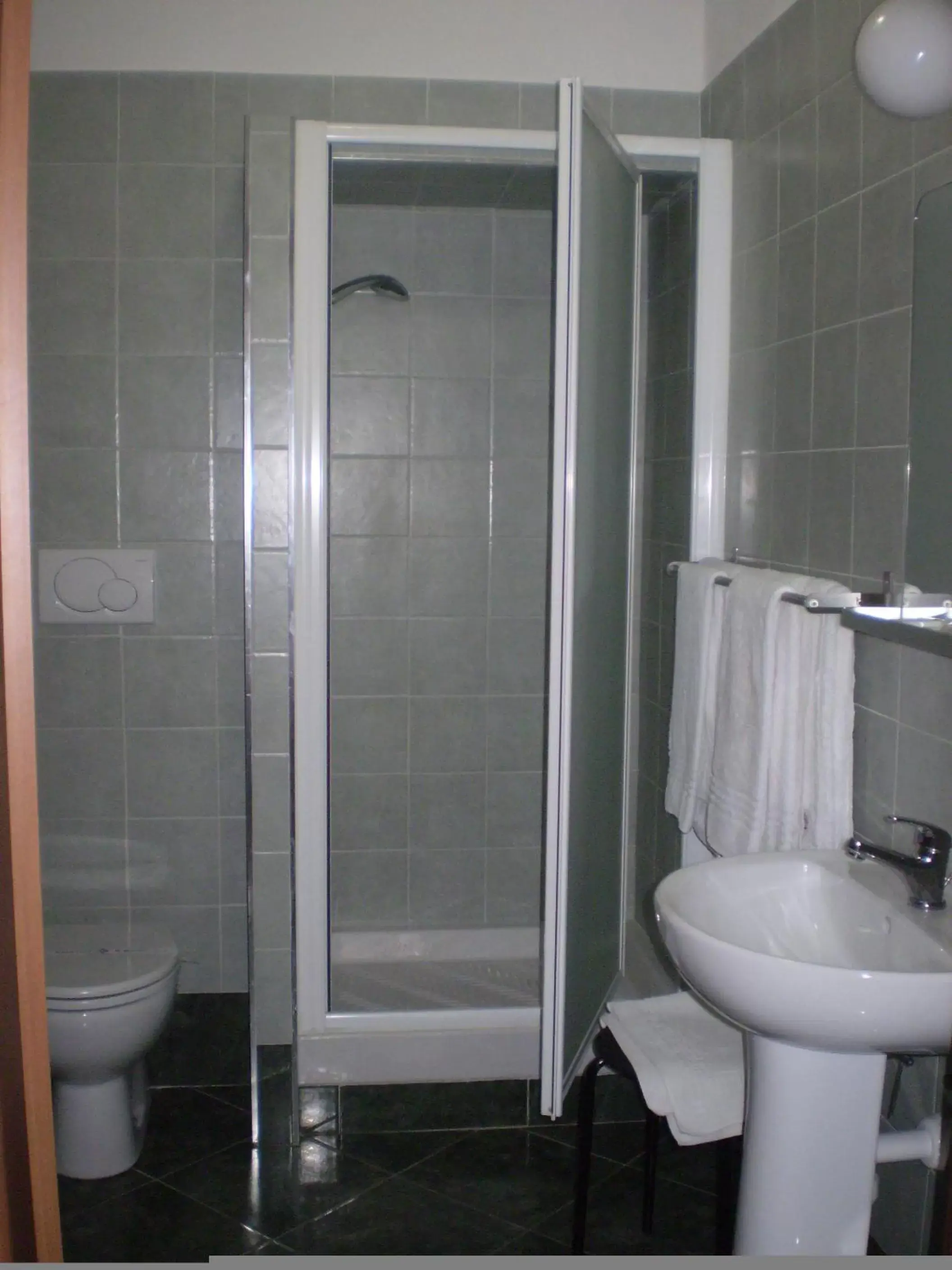 Shower, Bathroom in Albergo Posta