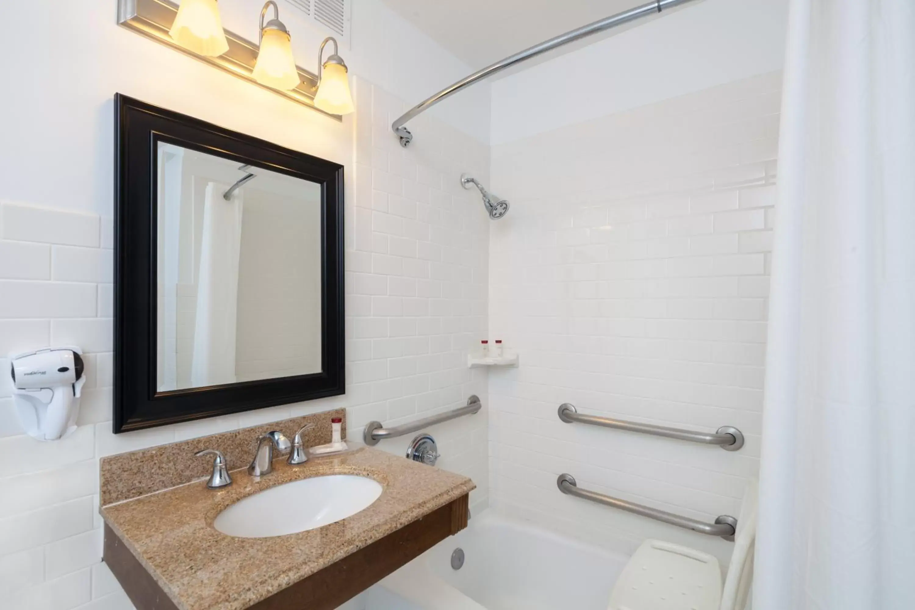 Shower, Bathroom in Ramada by Wyndham Metairie New Orleans Airport