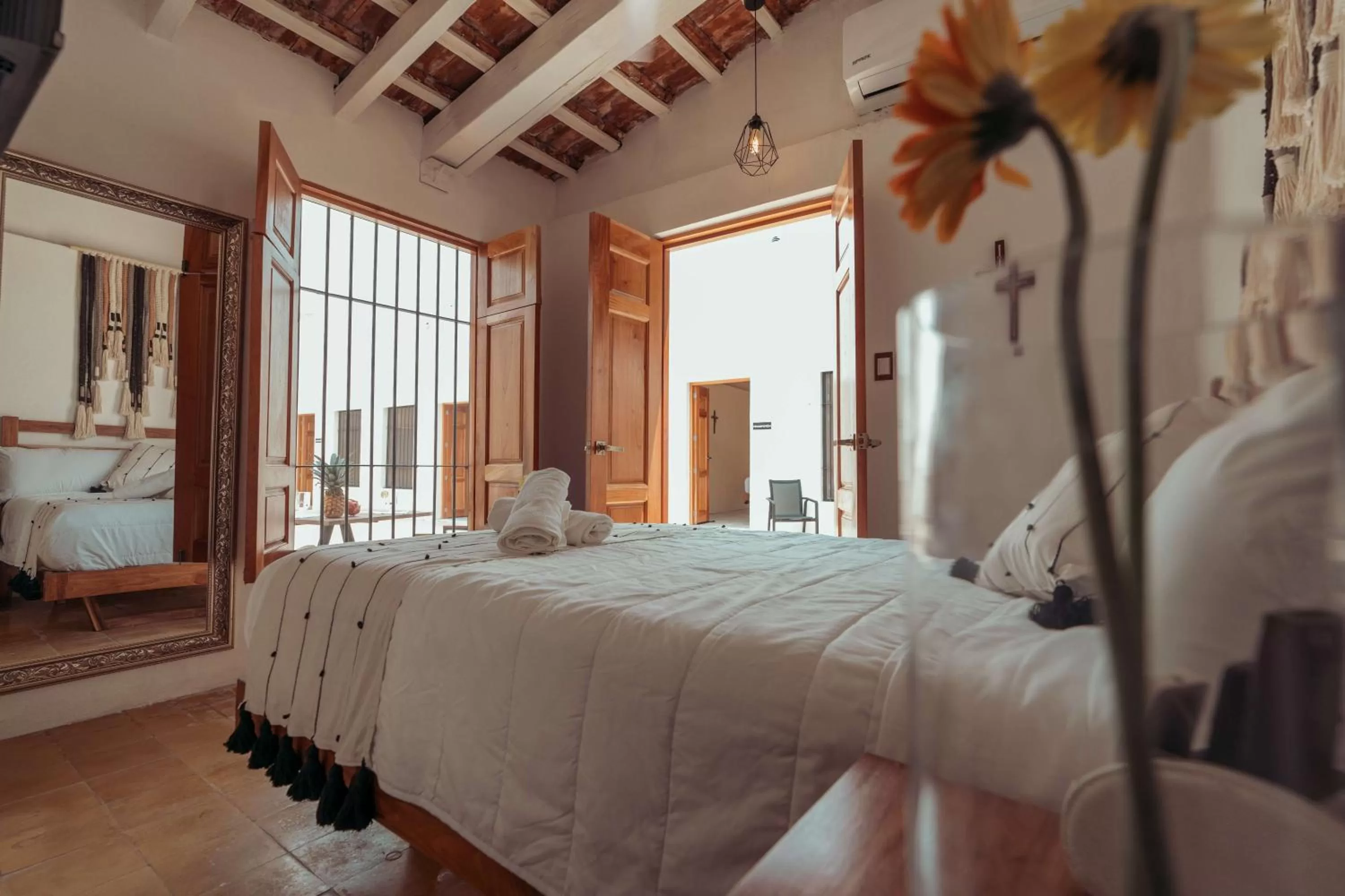 Bed in Hotel Casa Piedad