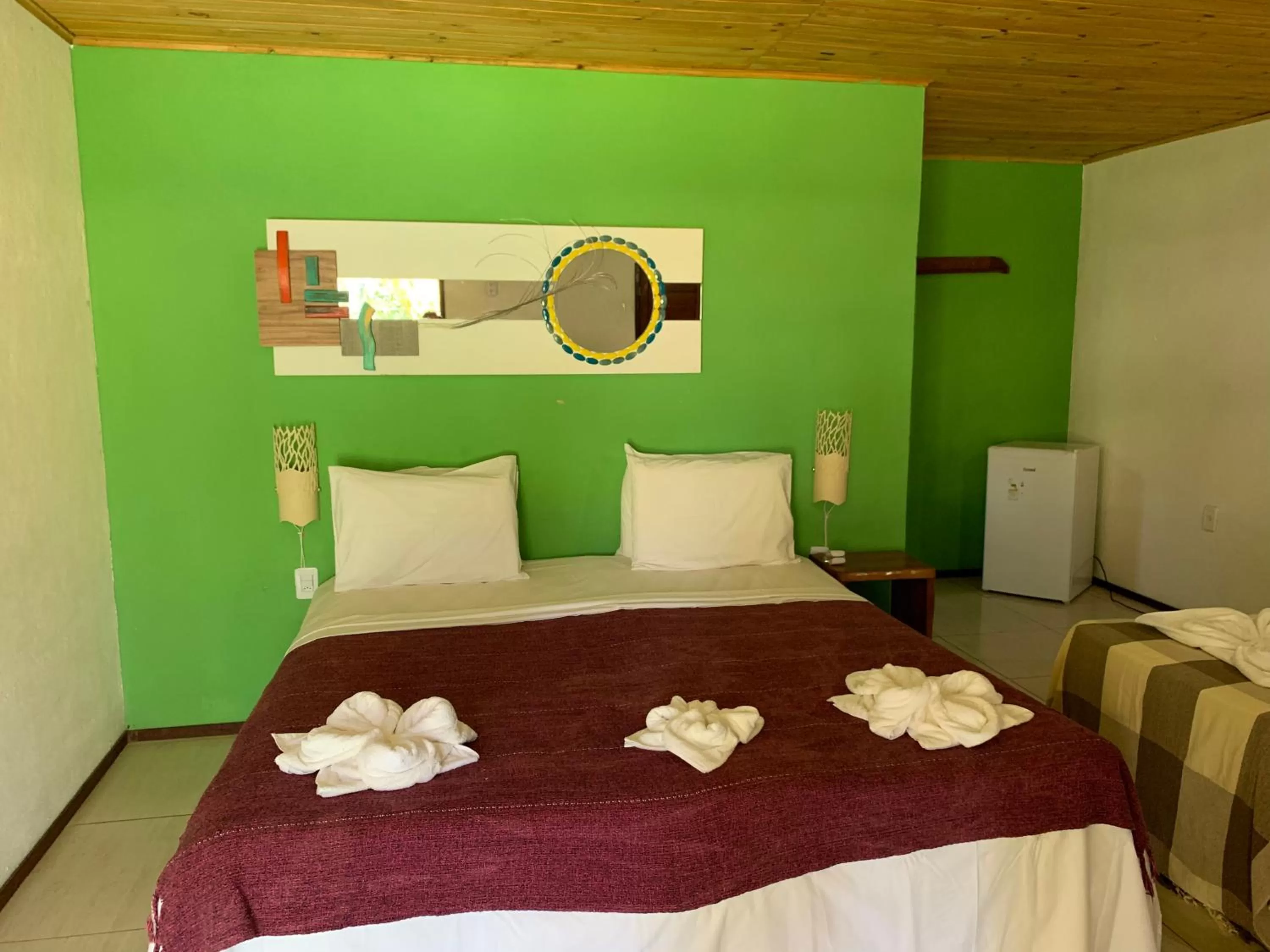 Bed in Pousada e Restaurante Encanto das Águas