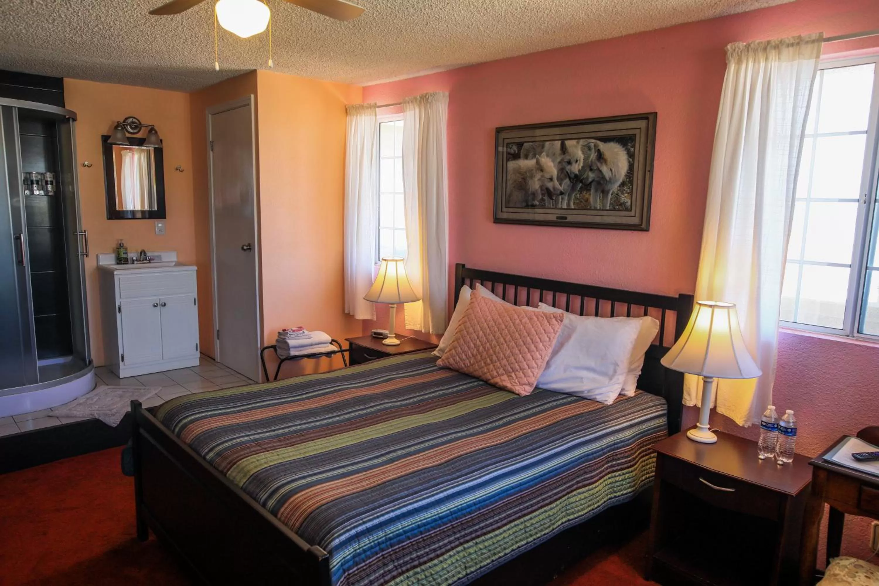 Bed in Playa Hermosa Inn at the beach