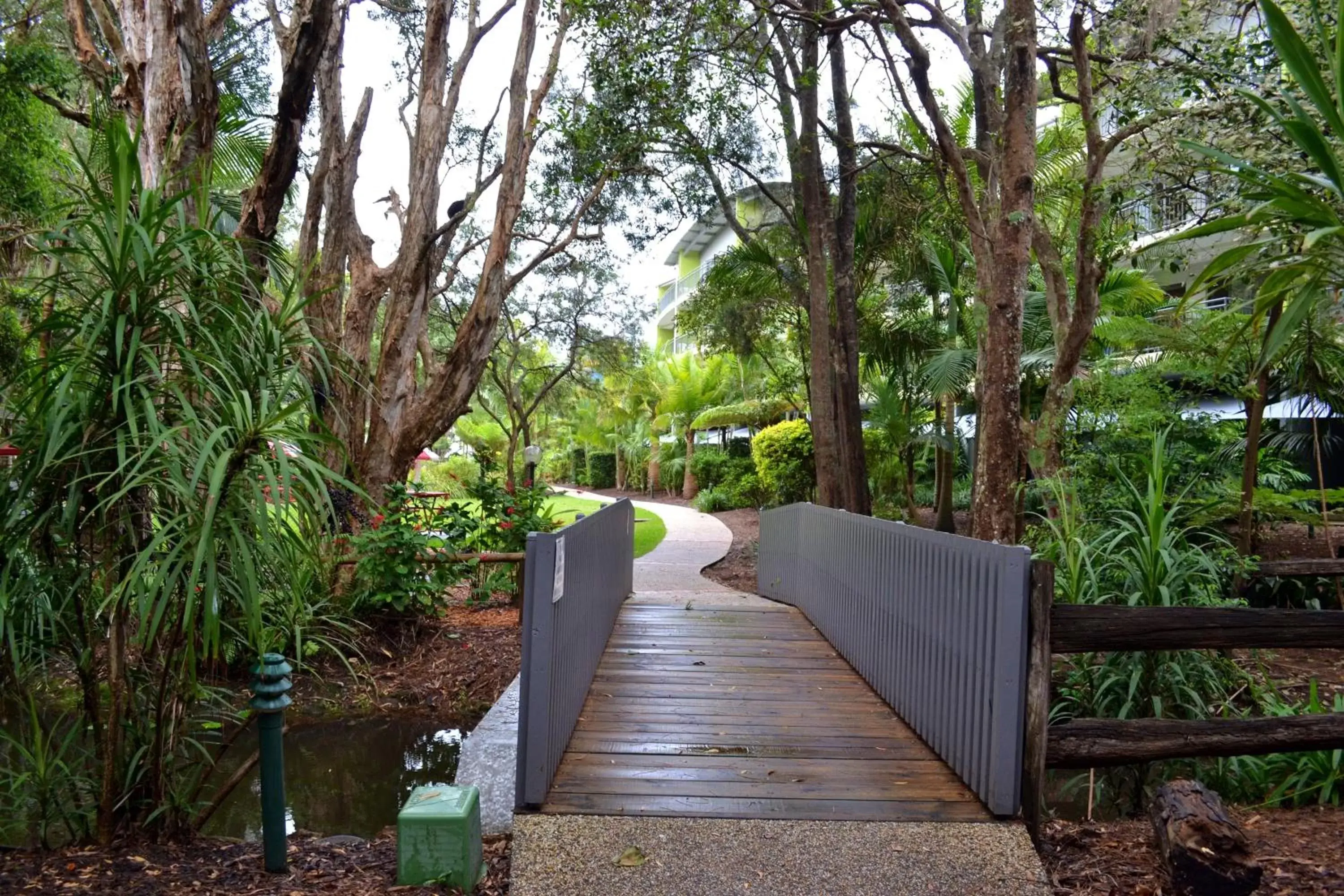 Garden in Flynns Beach Resort