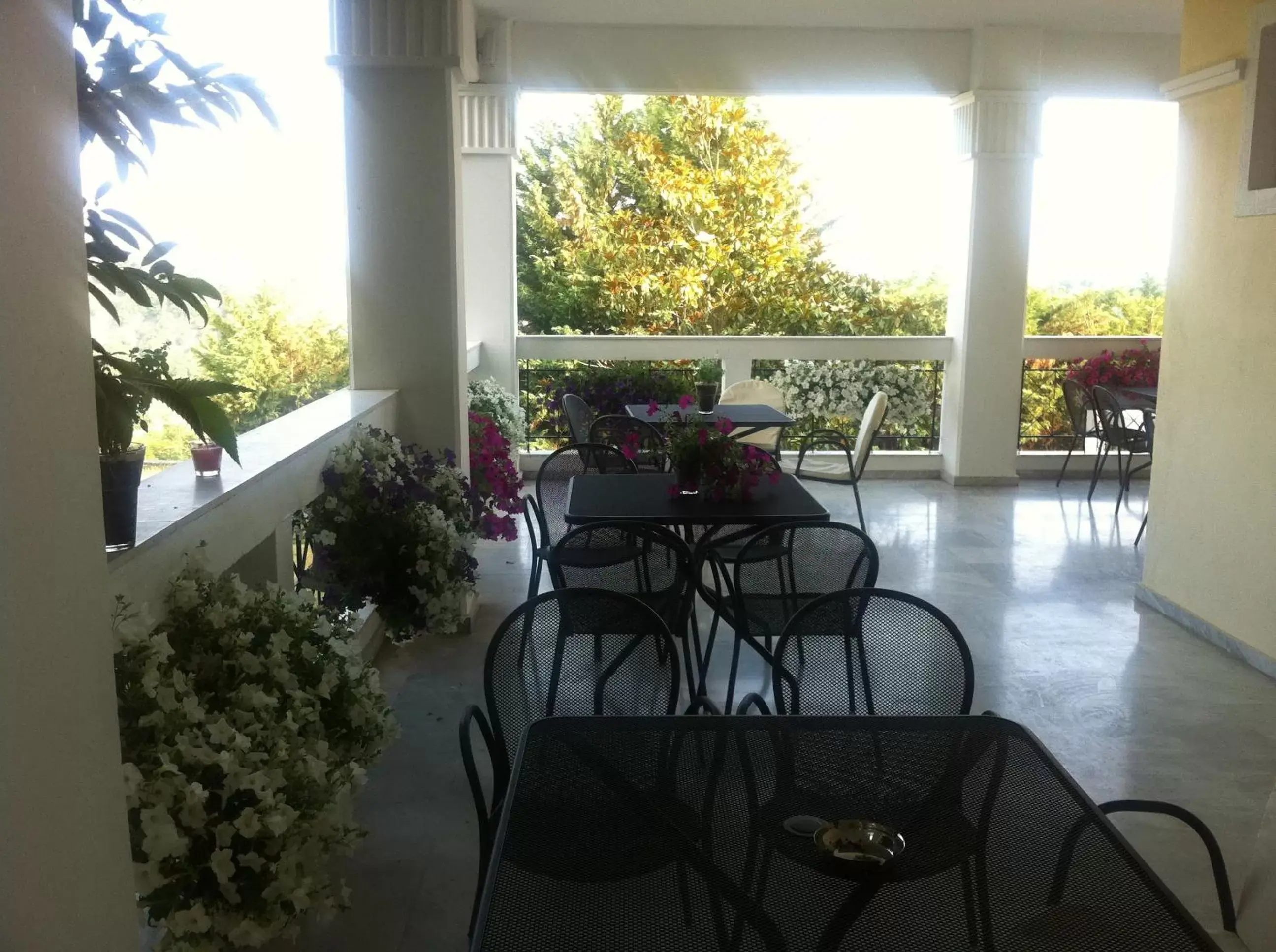Balcony/Terrace in Hotel Αchillion Grevena
