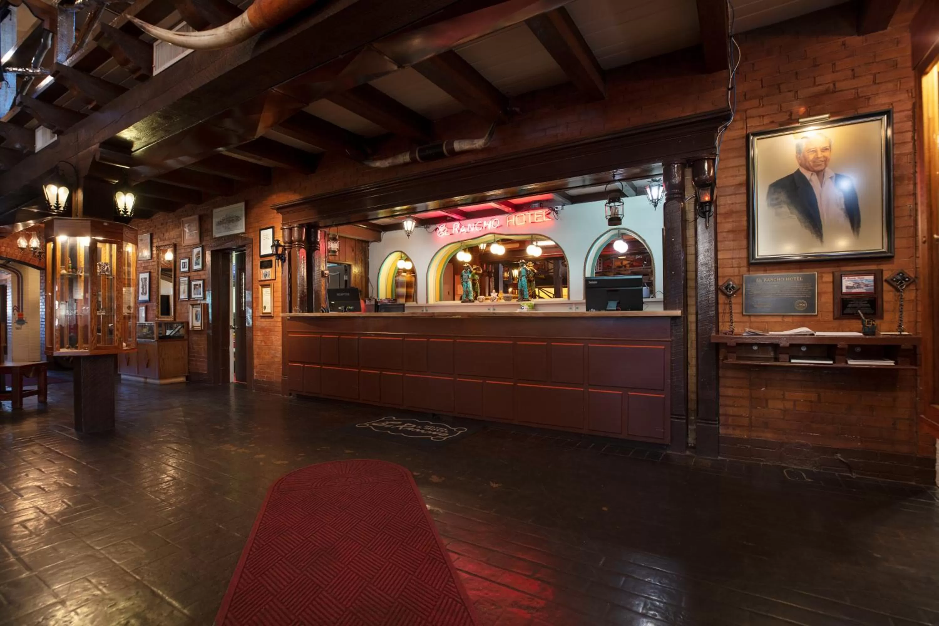 Lobby or reception in Hotel El Rancho