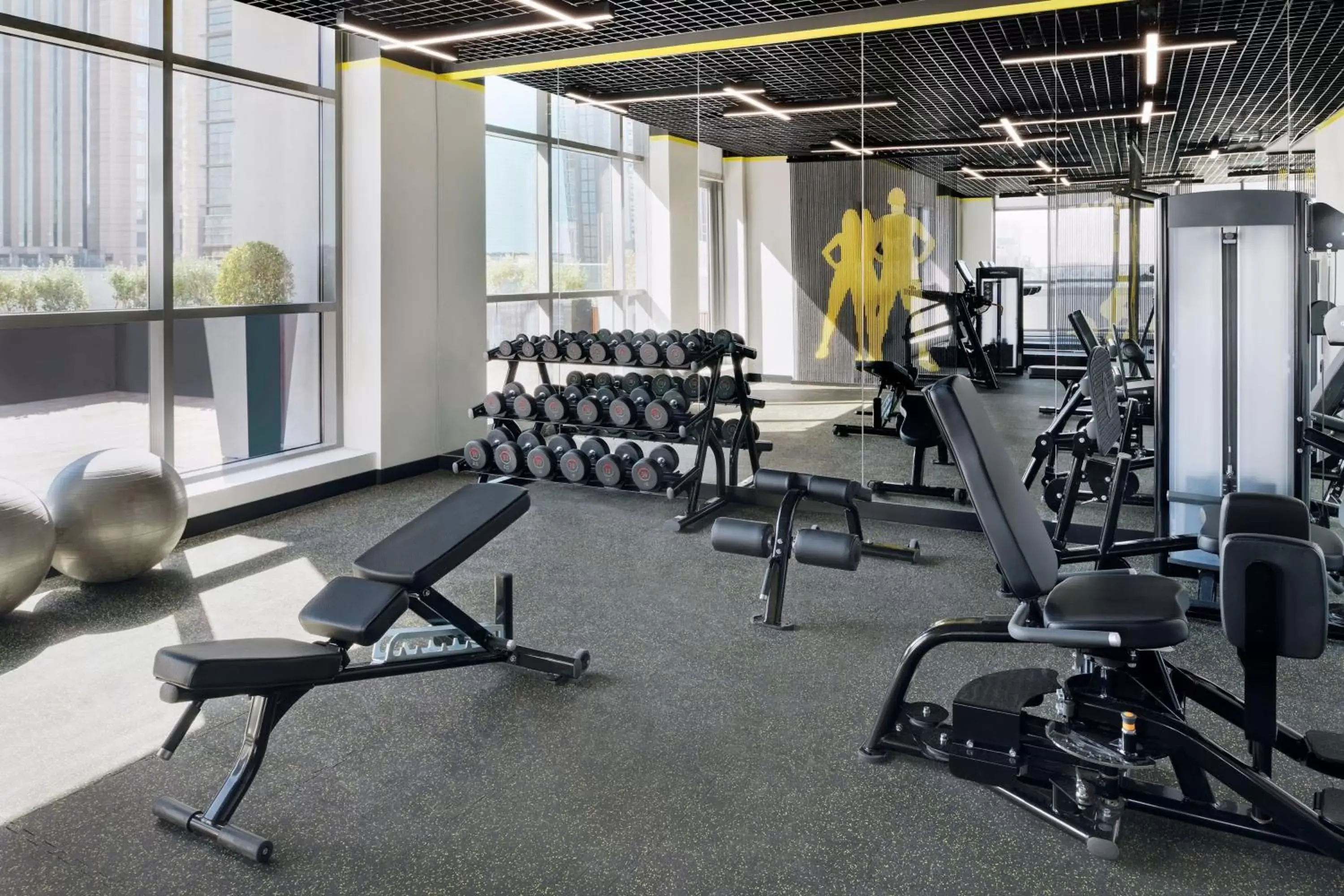 Fitness centre/facilities, Fitness Center/Facilities in Courtyard by Marriott World Trade Centre, Dubai