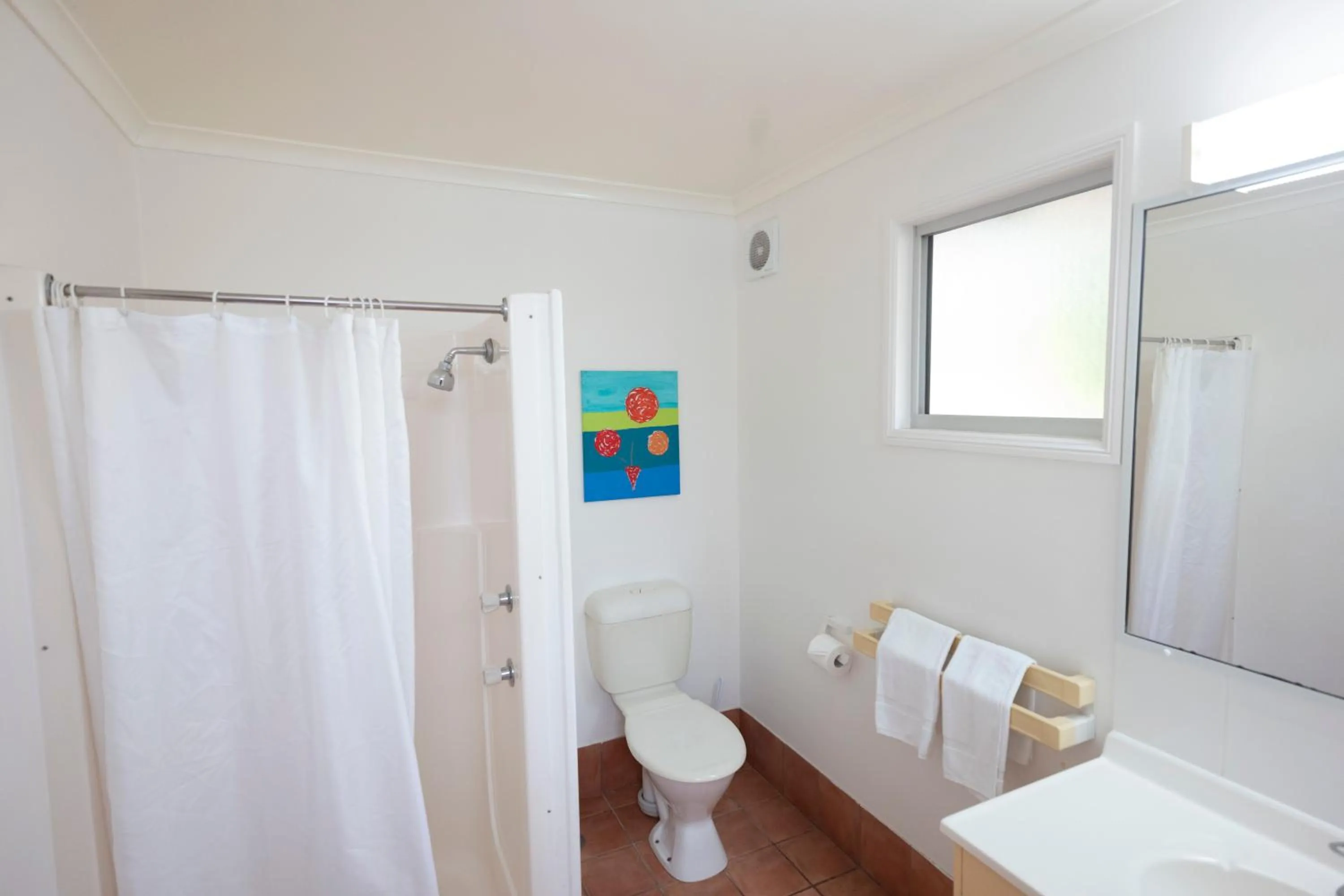 Shower in Colonial Village Resort