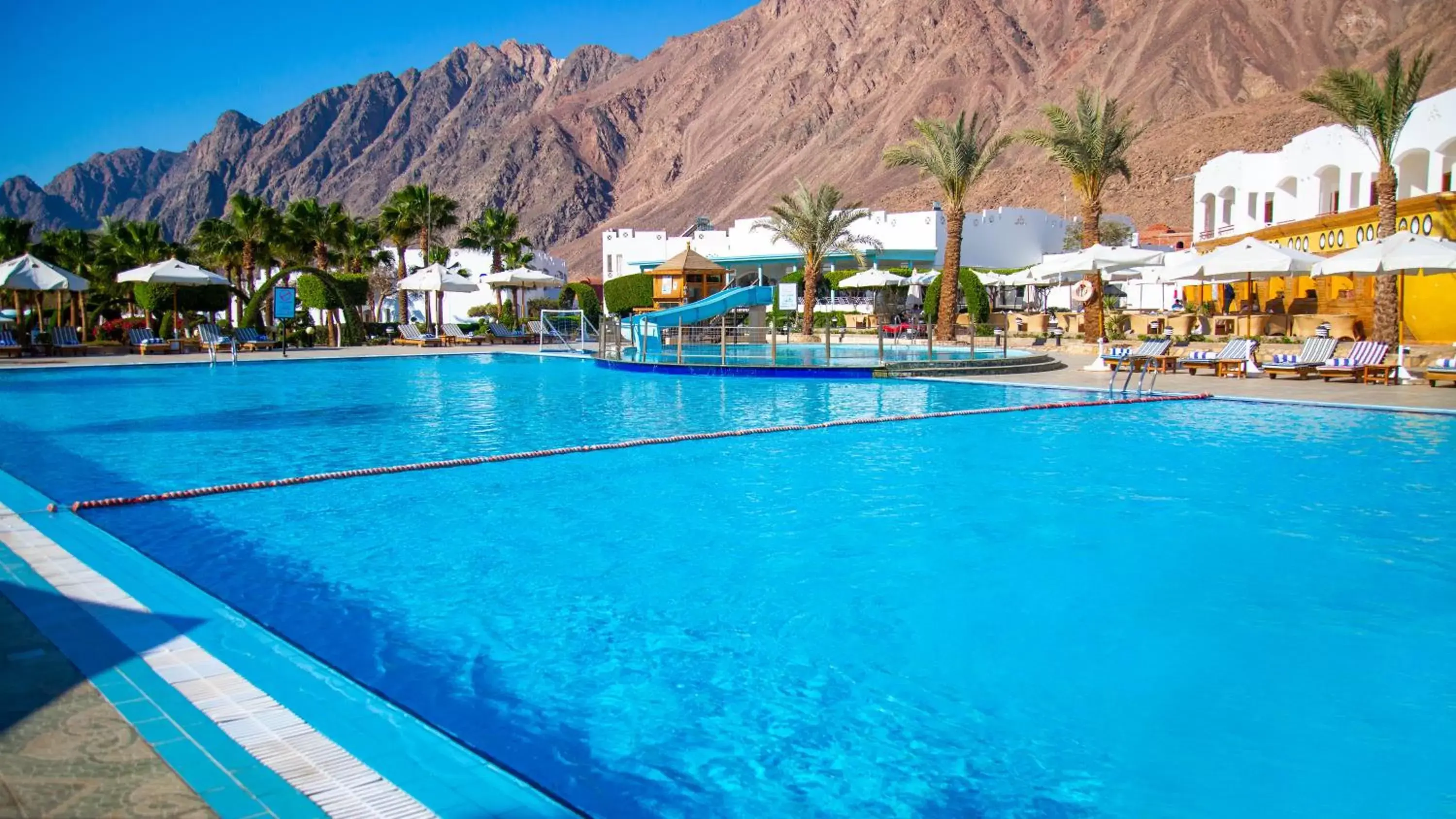 Mountain view, Swimming Pool in Happy Life Village Dahab