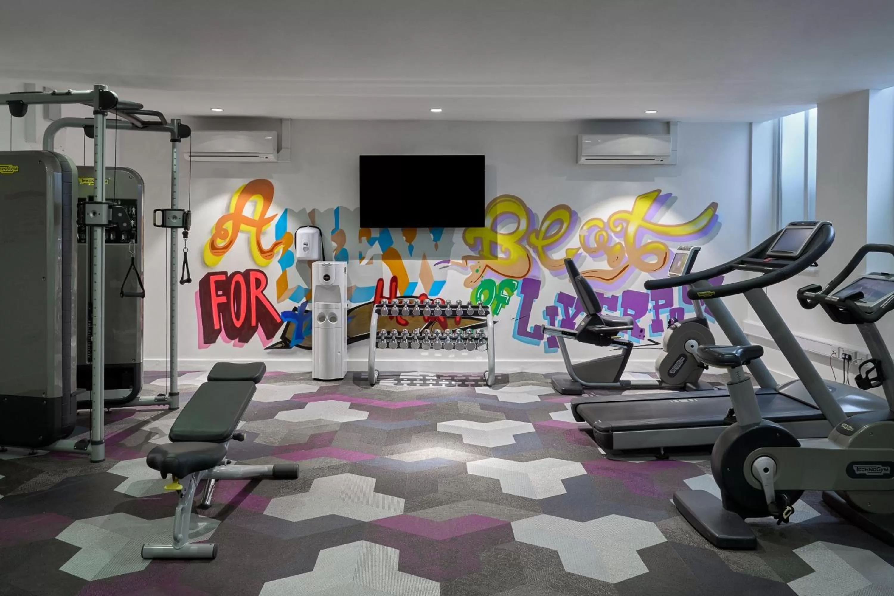 Fitness centre/facilities in Aloft Liverpool