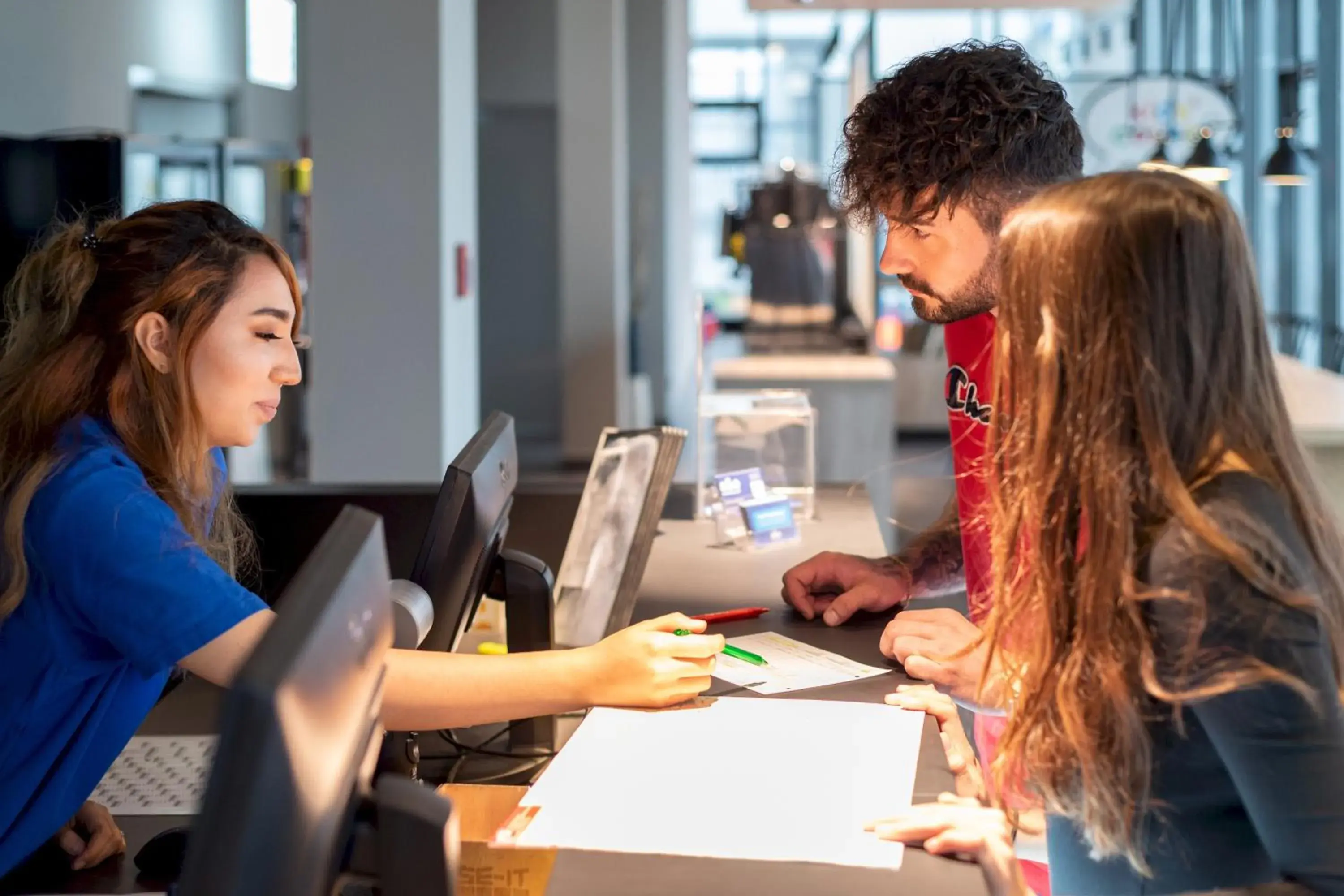 Lobby or reception in a&o Graz Hauptbahnhof Lobby or reception in a&o Graz Hauptbahnhof