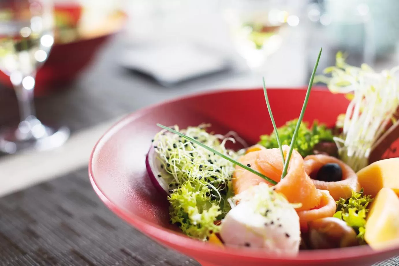 Food close-up in Mövenpick Hotel Zürich-Regensdorf