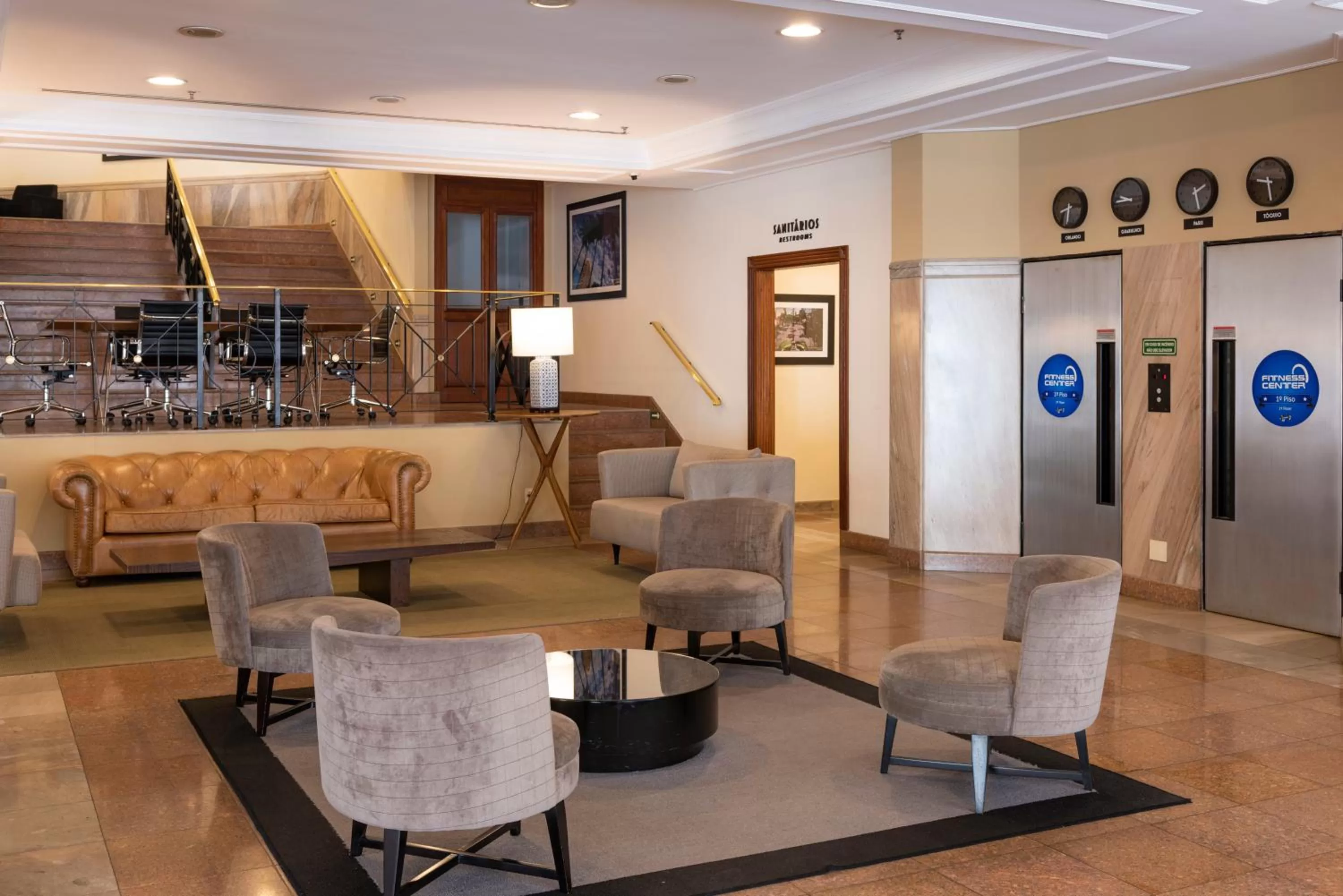 Lobby or reception in Monreale Plus Midtown Campinas