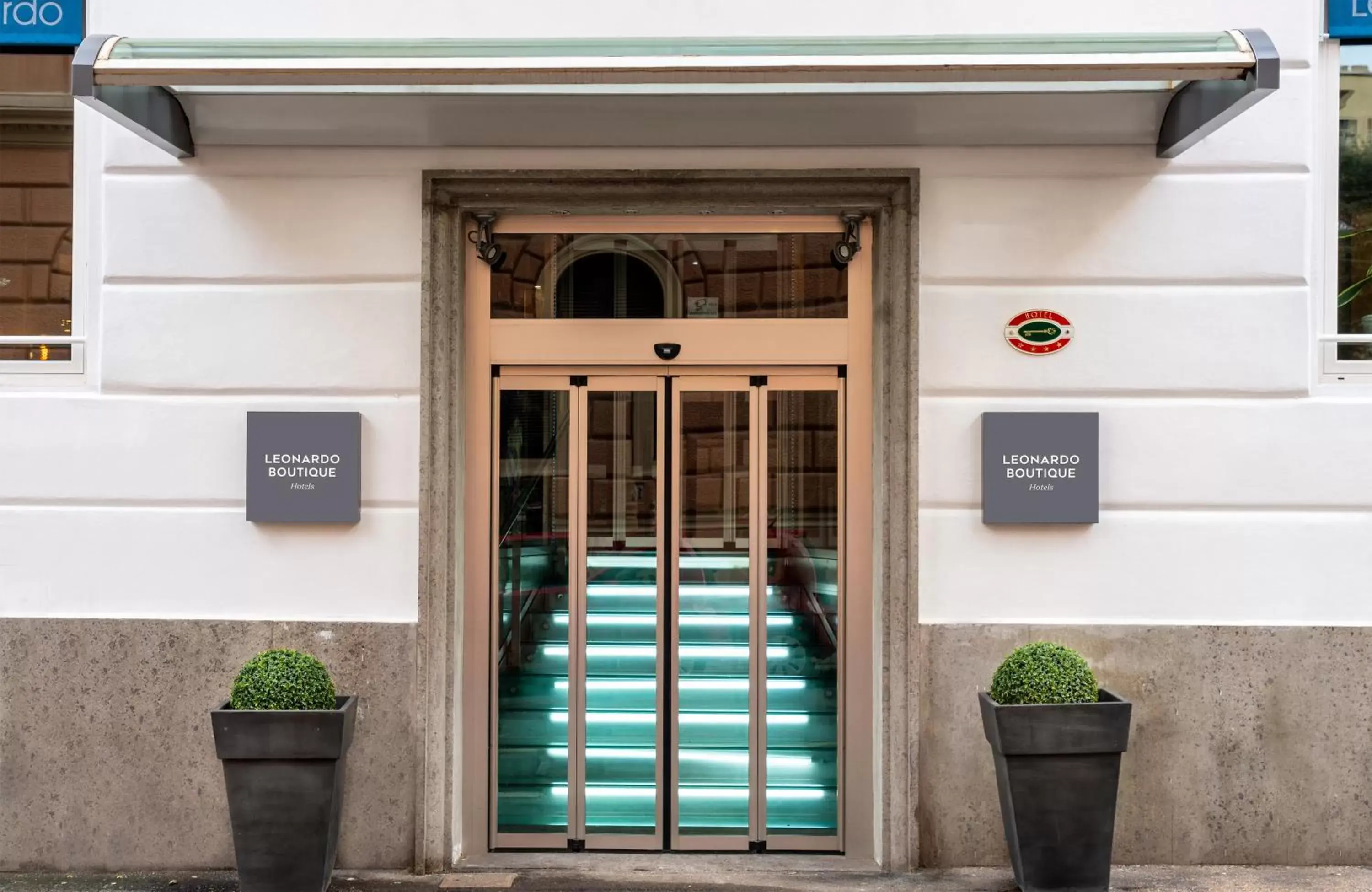 Facade/entrance in Leonardo Boutique Hotel Rome Termini