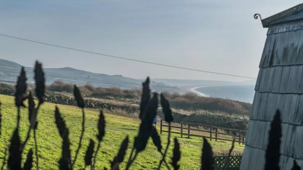 Sea view in Chesil Beach Lodge Burton Bradstock Dorset DT64RJ