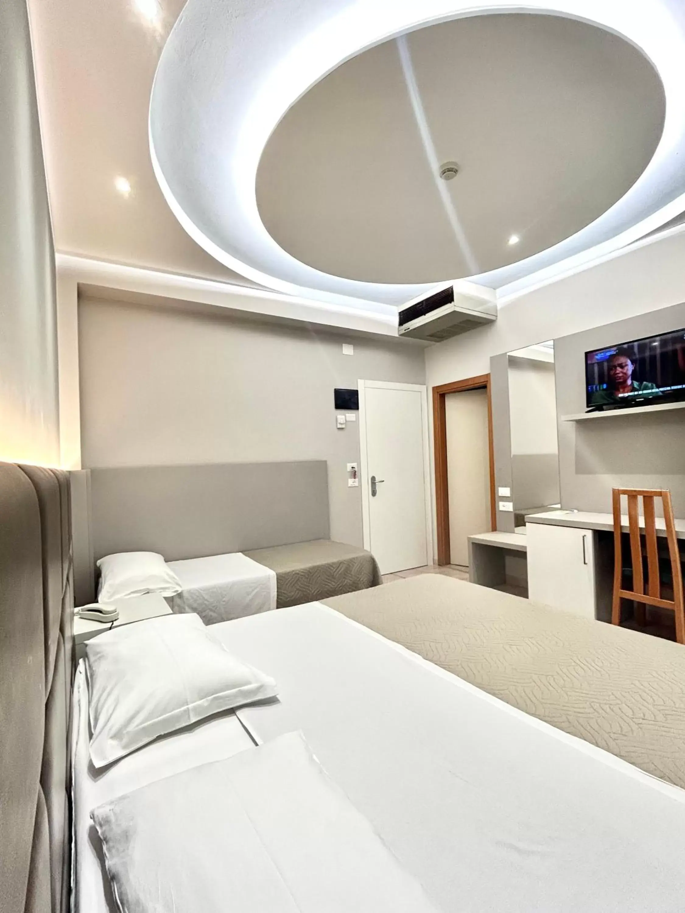 Property building, Bed in Hotel Adria