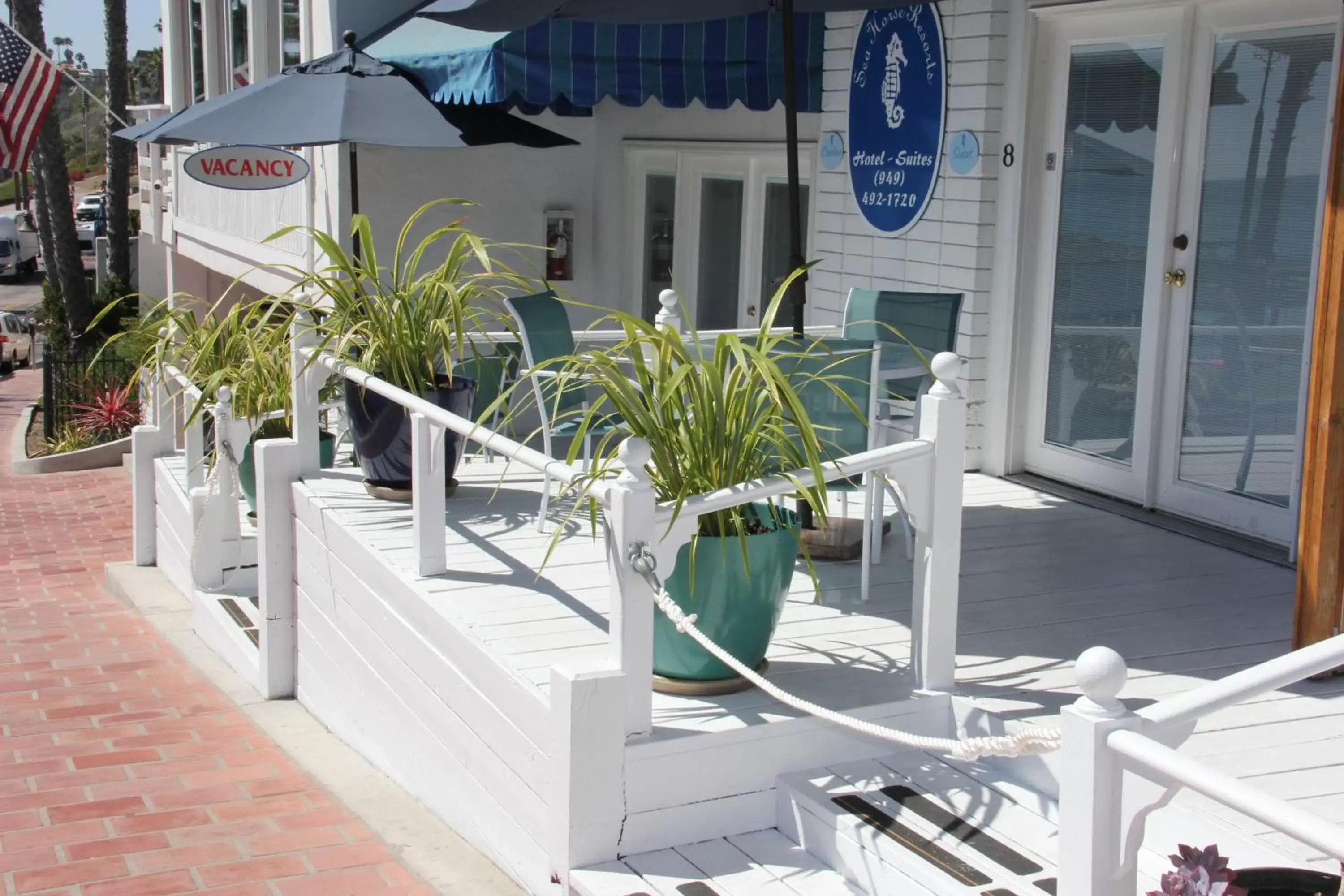 Patio in Sea Horse Resort