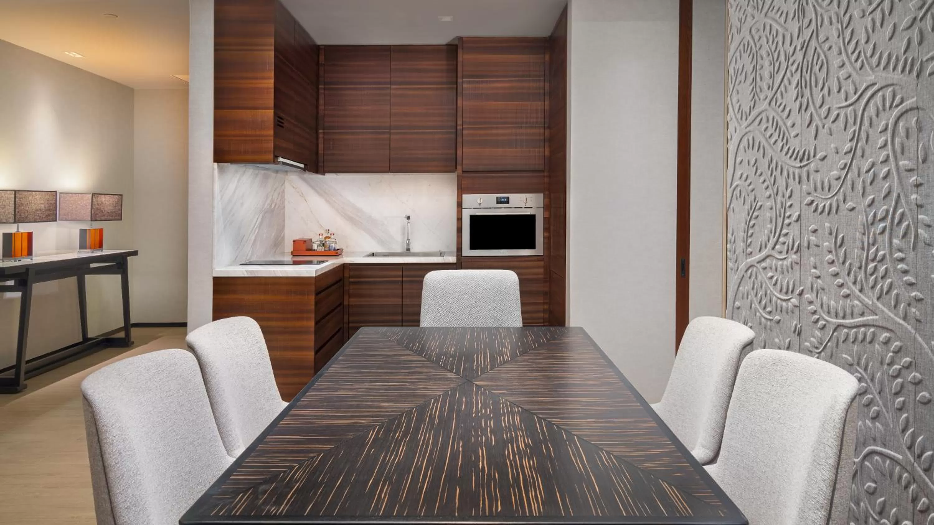 Dining area in Hyatt Regency Phnom Penh