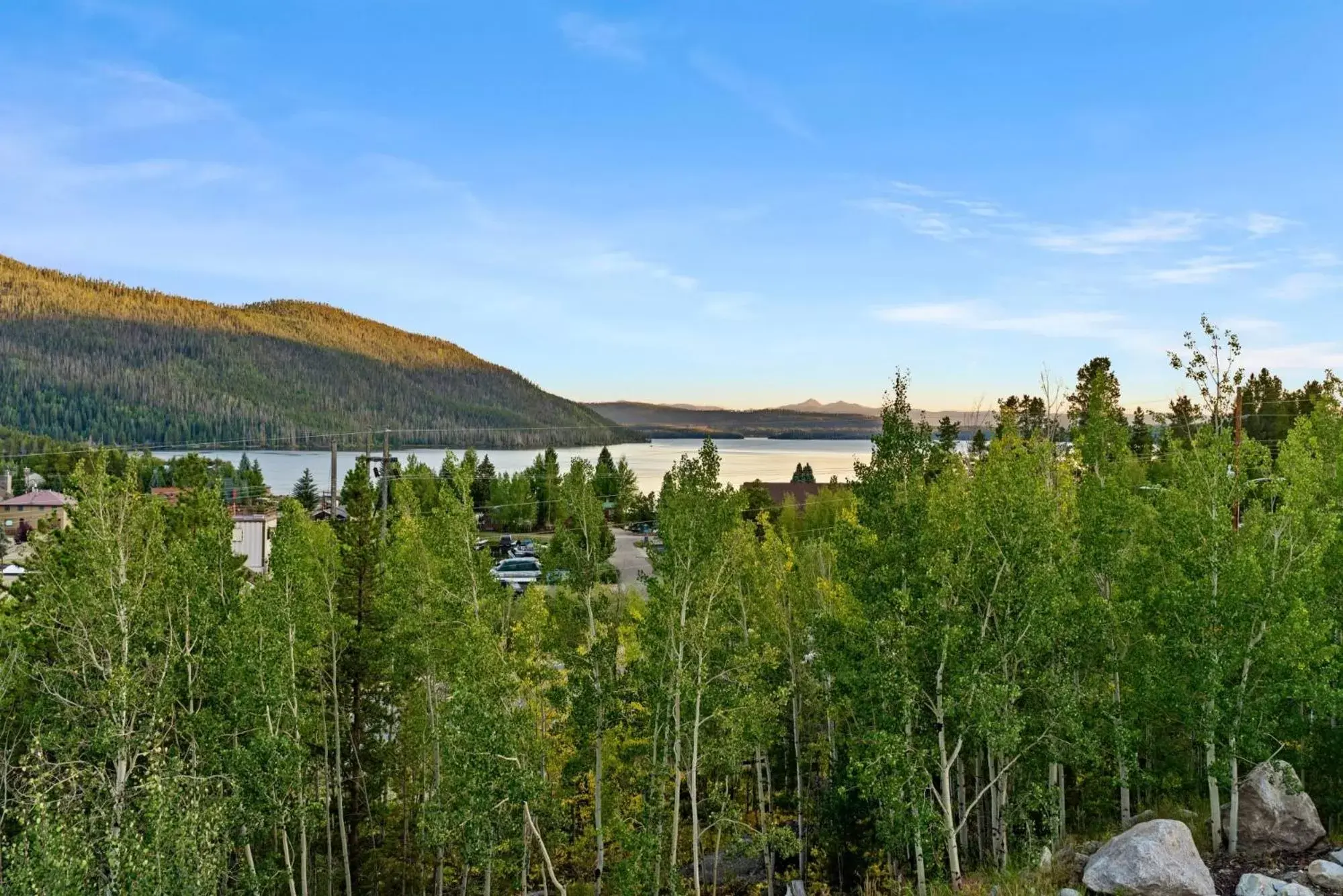 Lake view in Gateway Inn