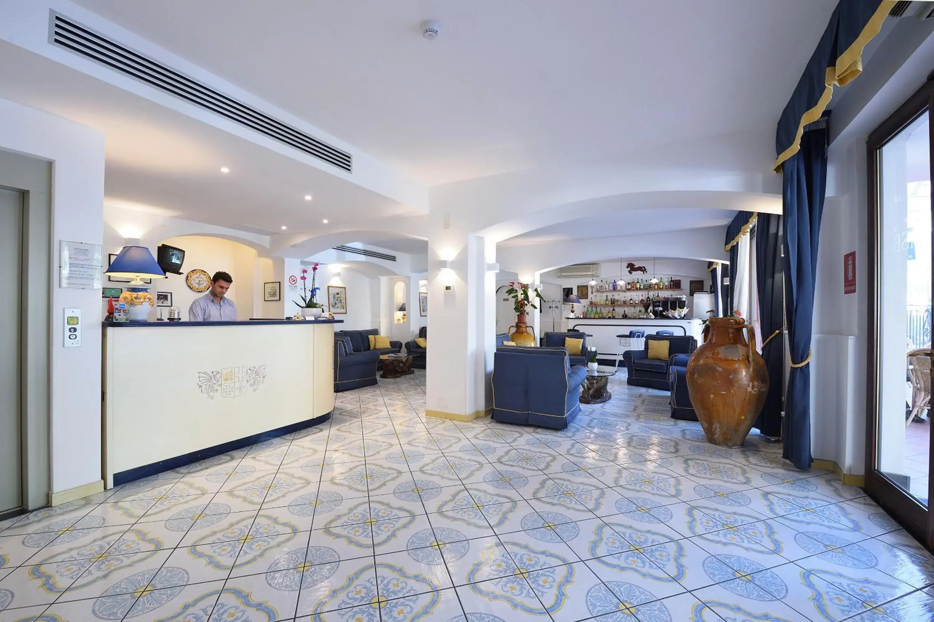 Lobby/Reception in Hotel Settebello