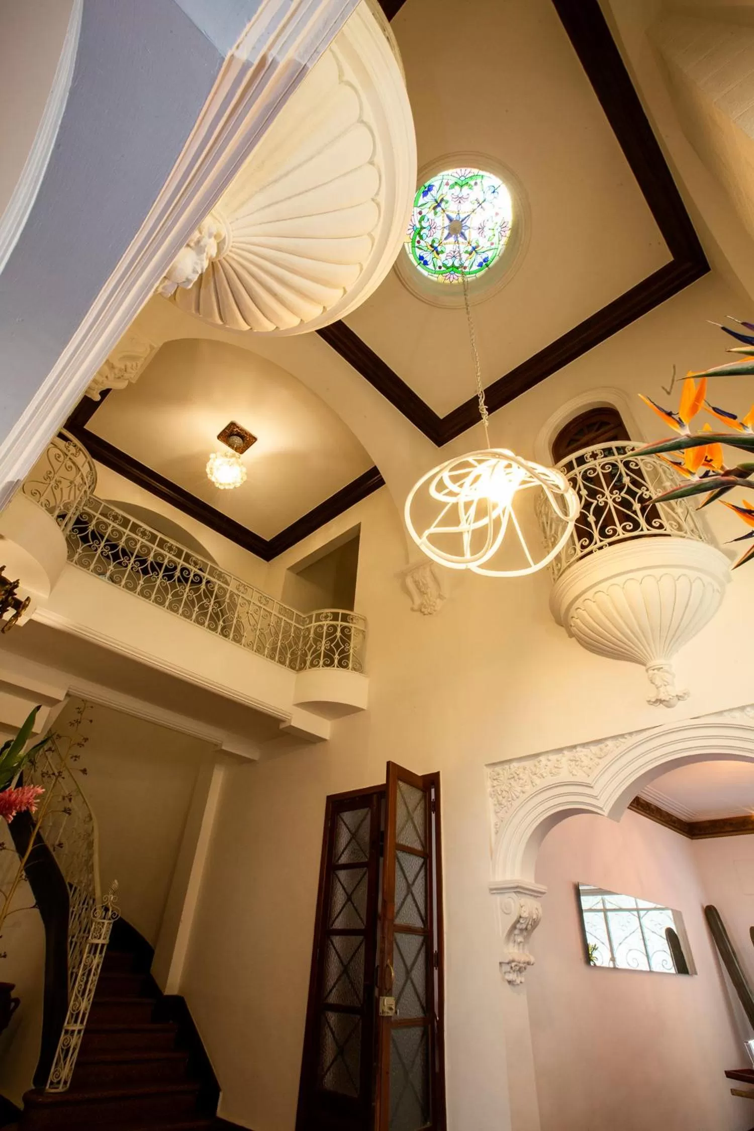 Lobby or reception in Condesa Haus B&B