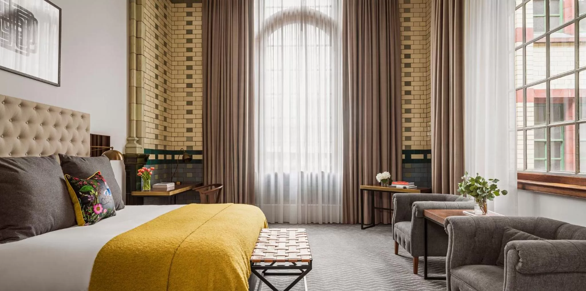 Photo of the whole room, Bed in Kimpton Clocktower by IHG