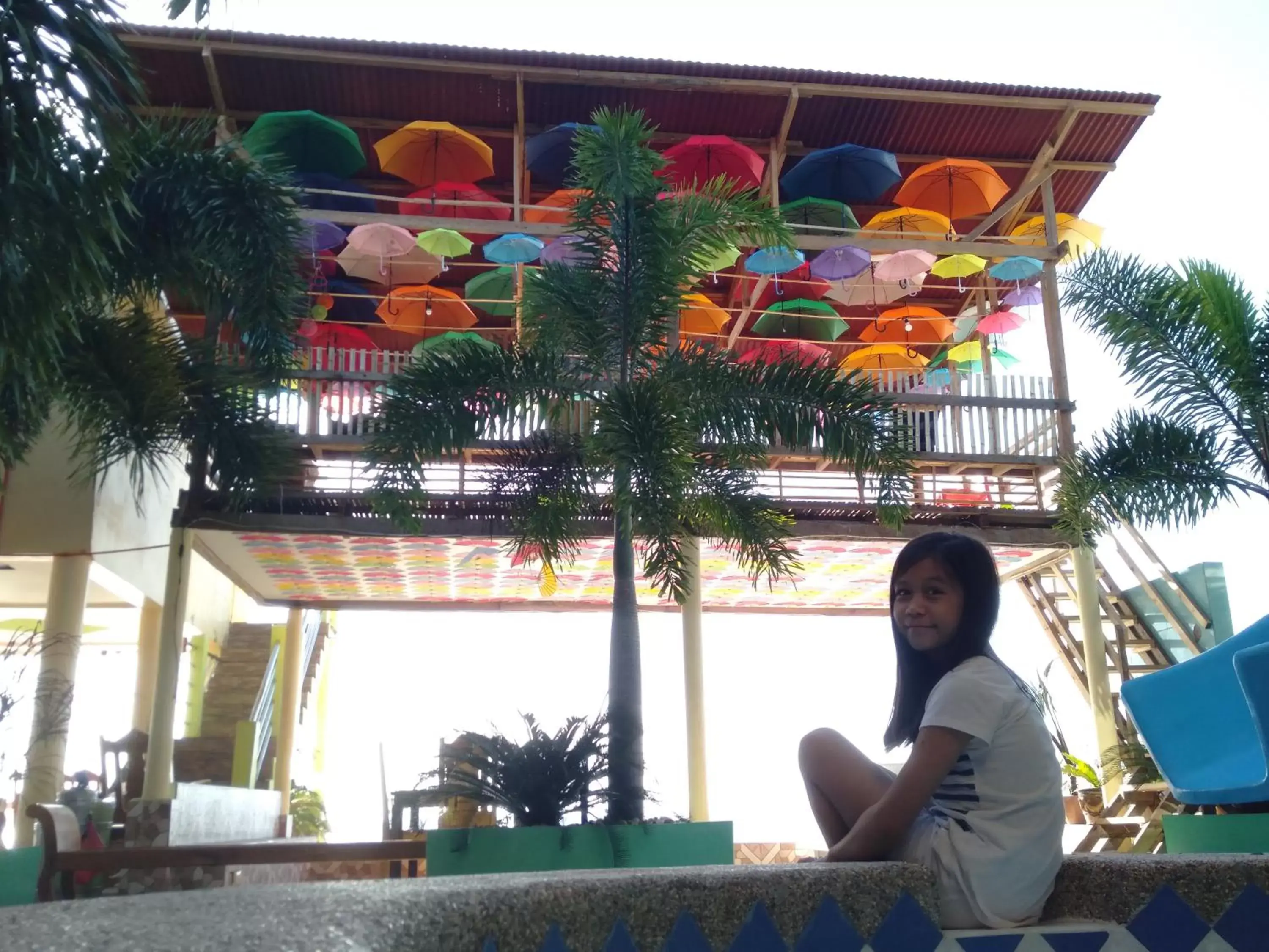 Pool view in Sascha's Resort Oslob