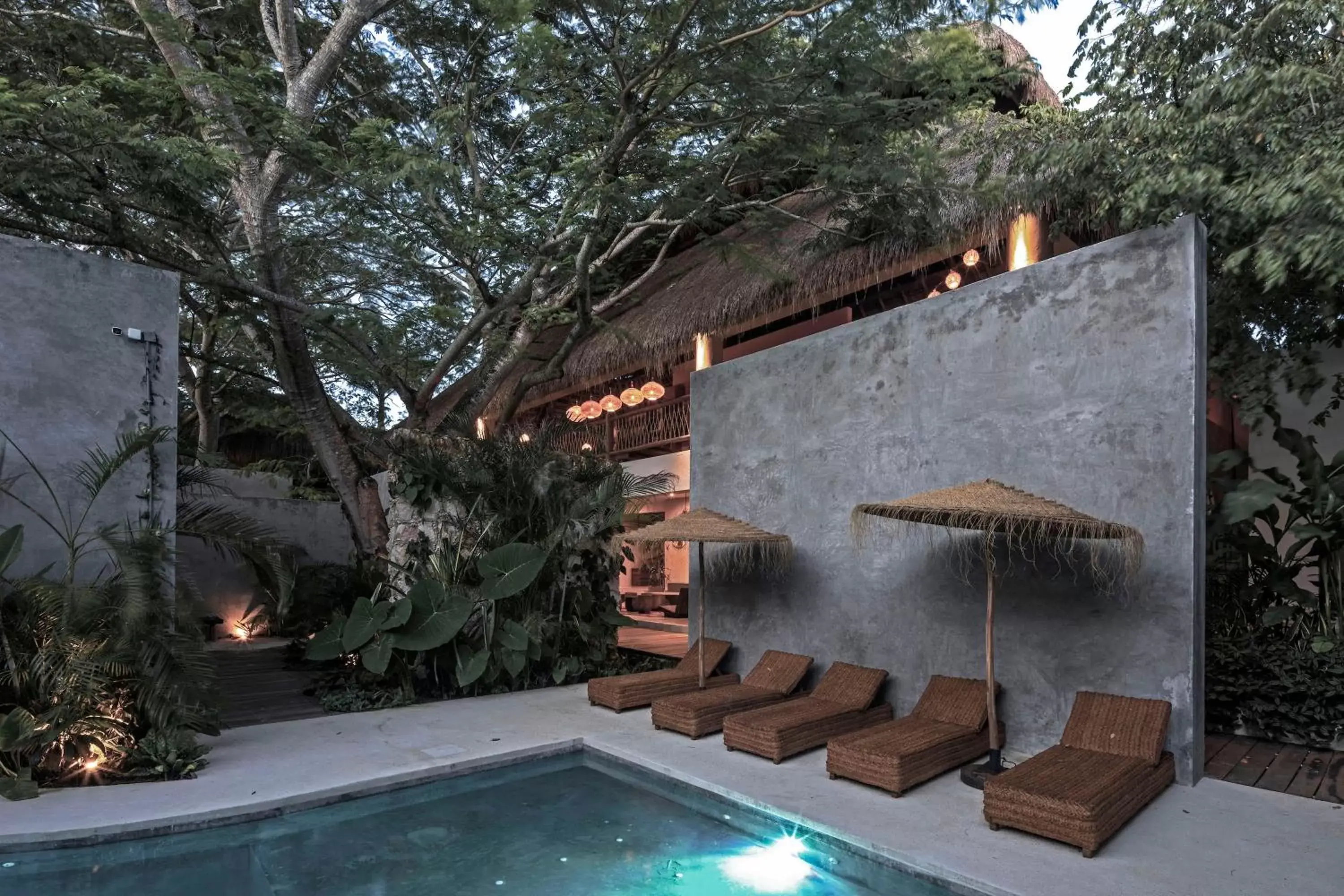 Pool View in Hotel Casa Hormiga