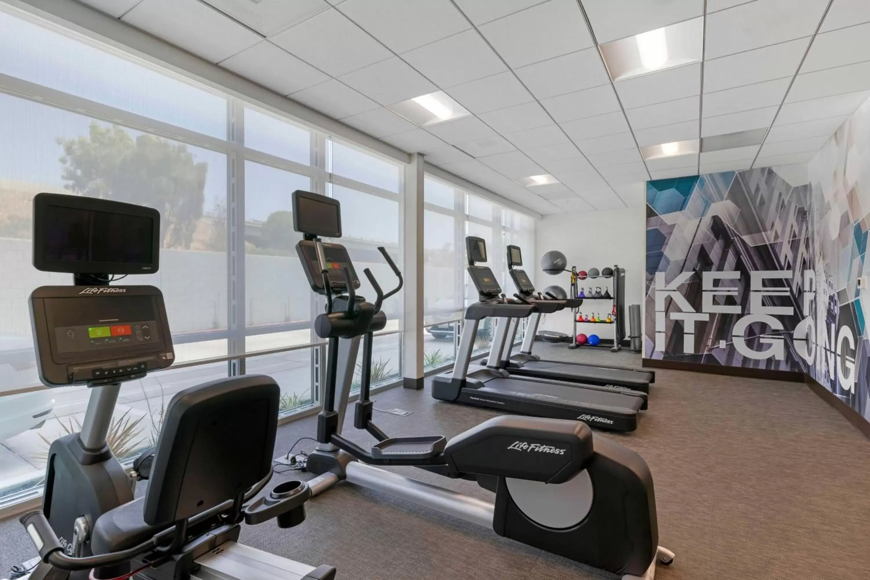 Fitness centre/facilities, Fitness Center/Facilities in SpringHill Suites by Marriott Anaheim Placentia Fullerton