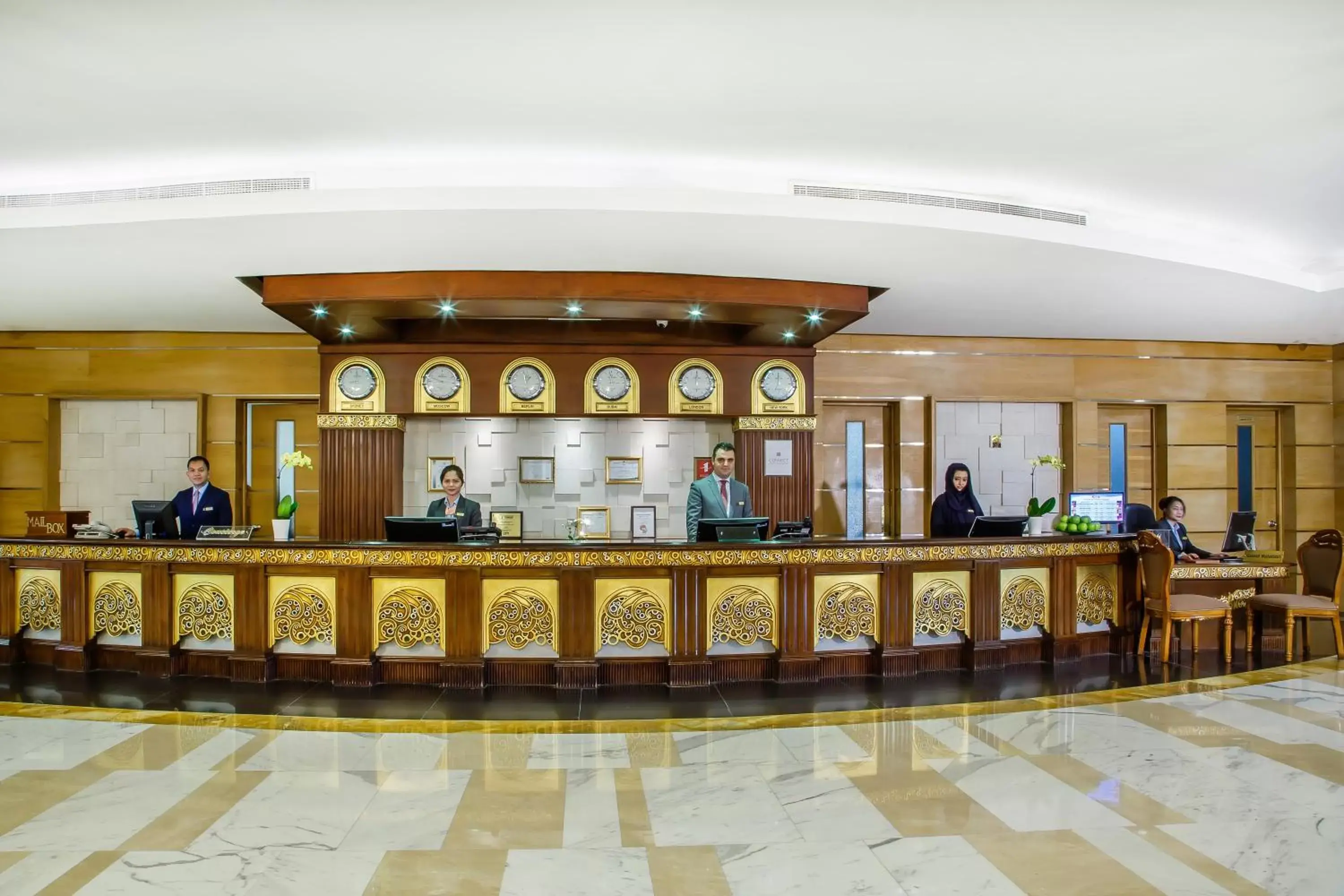 Lobby or reception in Grand Excelsior Hotel - Bur Dubai