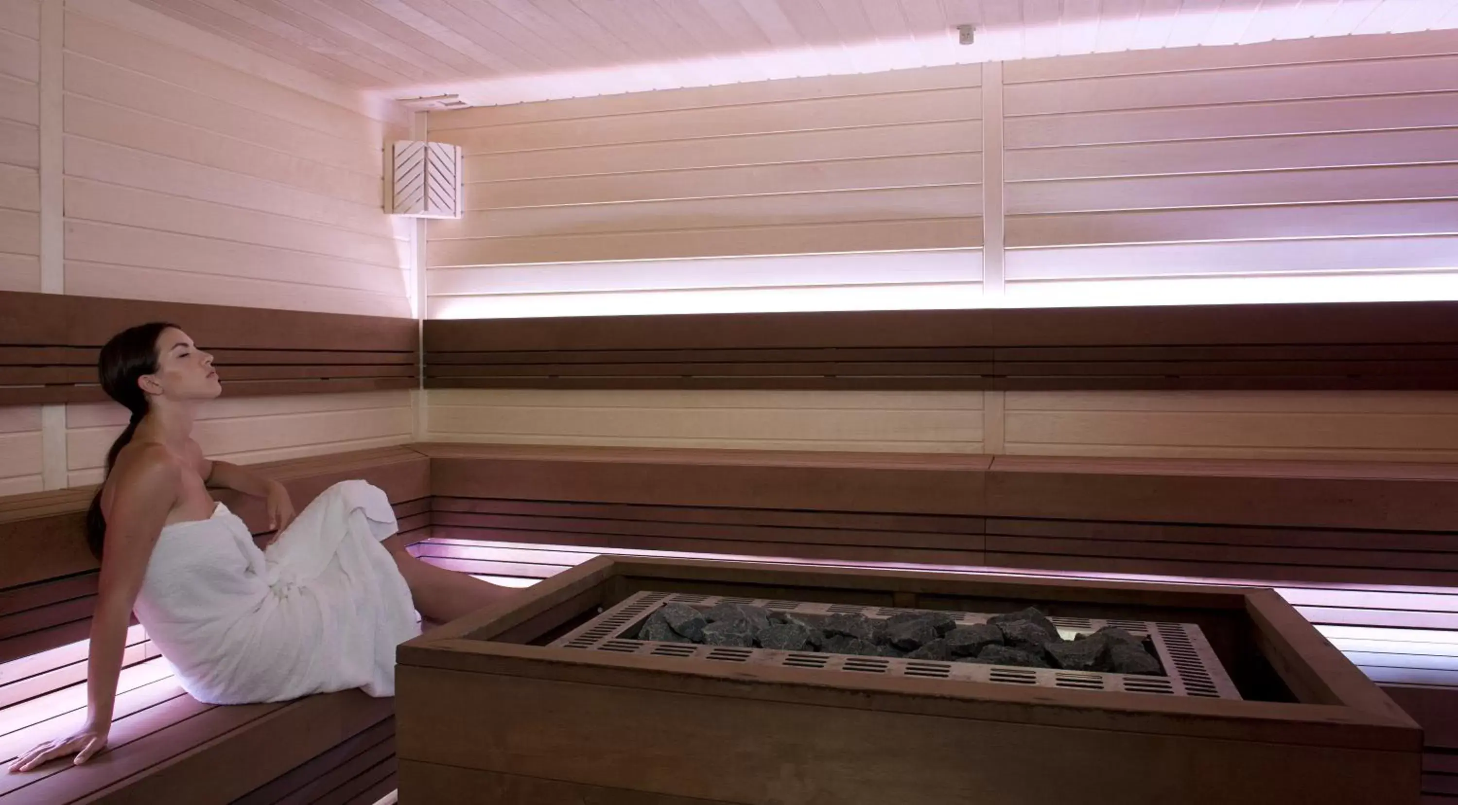 Sauna in Wellness Spa Hotel Principe Fitalia