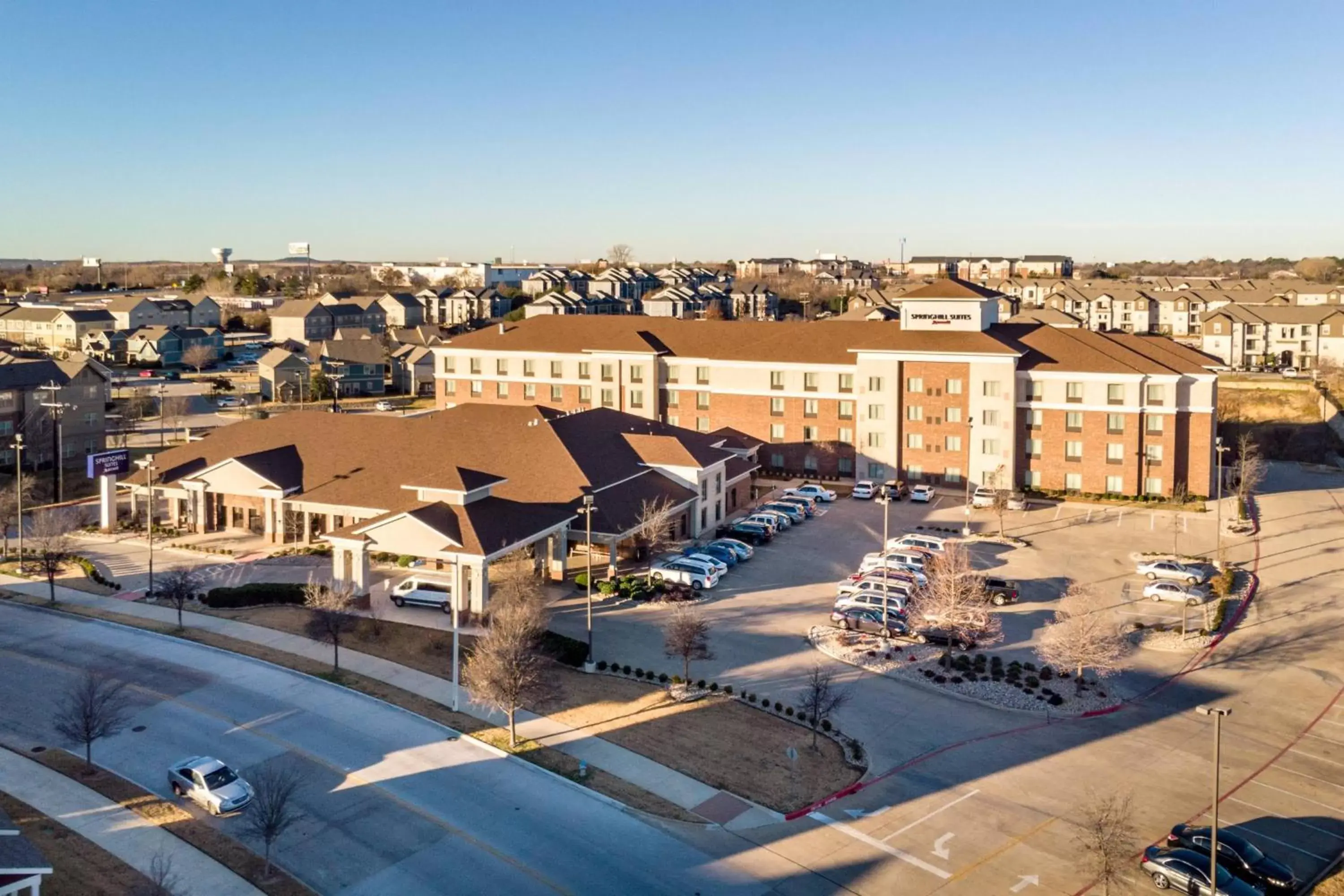 Property building, Bird's-eye View in SpringHill Suites by Marriott Denton