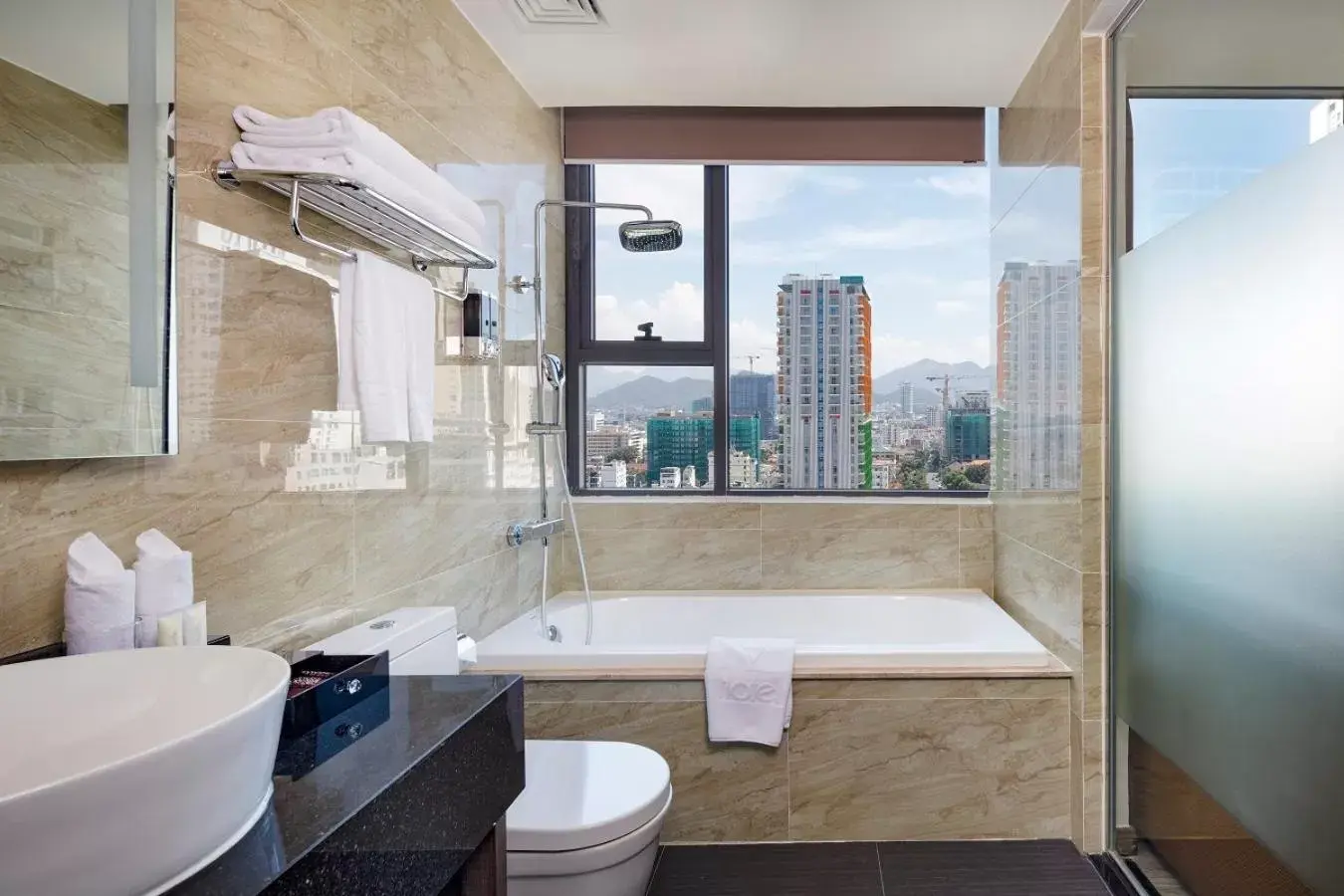Bathroom in V Hotel Nha Trang