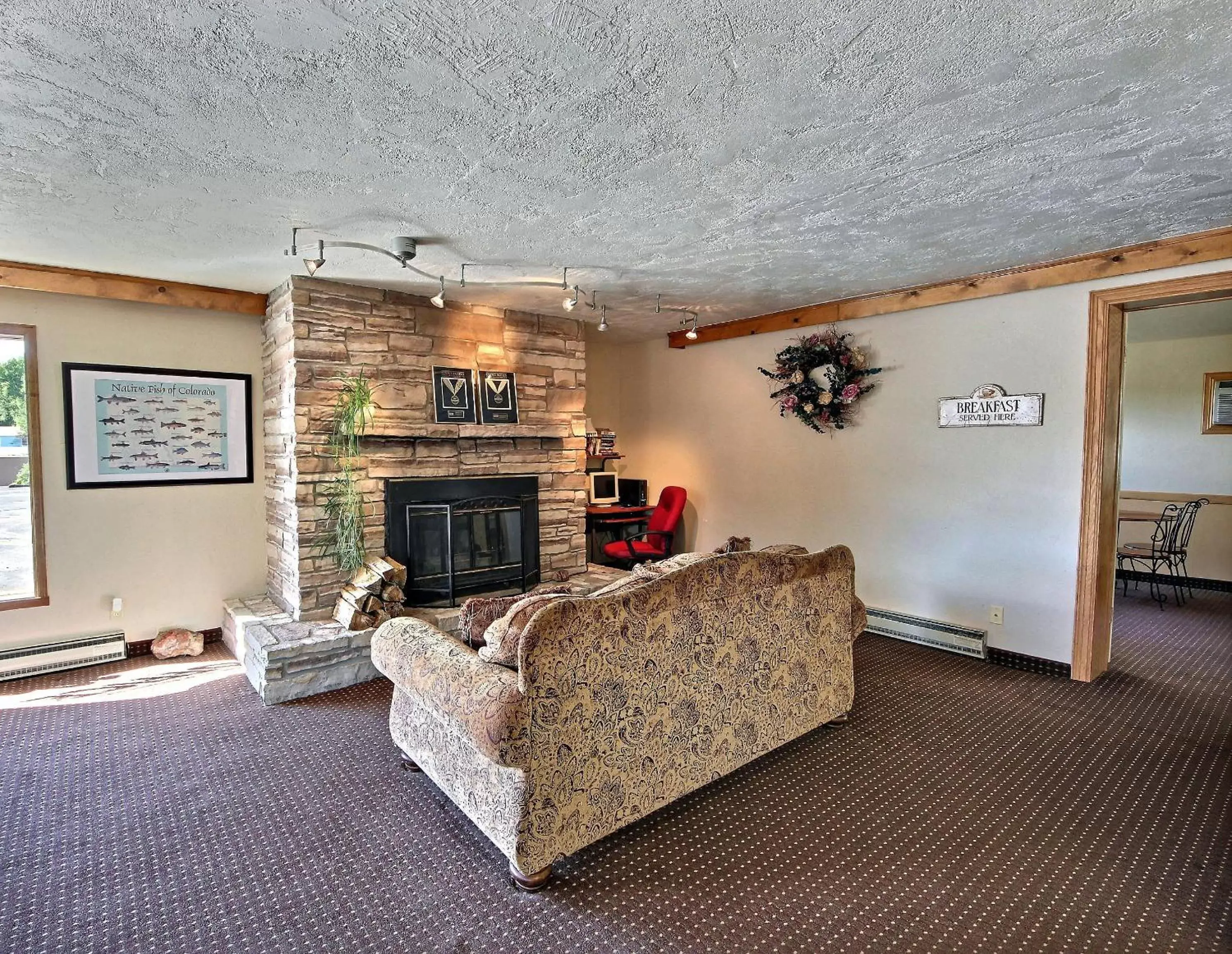 Lobby or reception in Rodeway Inn Gunnison