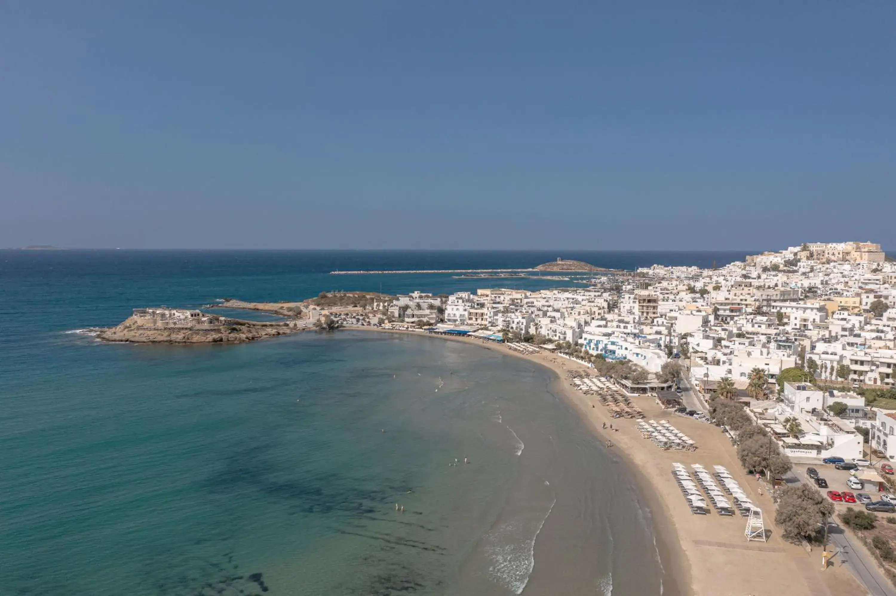Bird's-eye View in Naxos Resort Beach Hotel