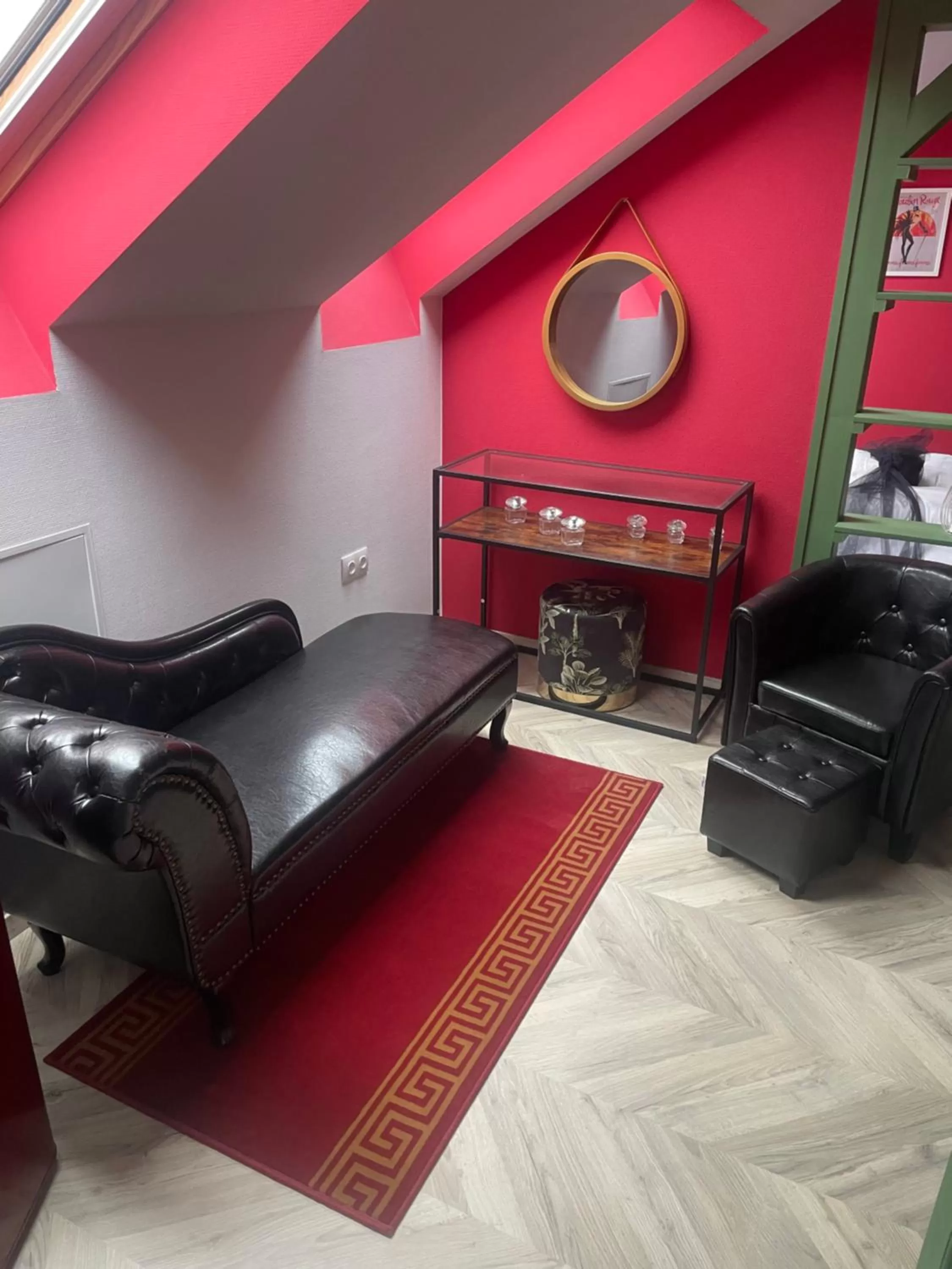 Seating area in Dunakavics XIII Apartman