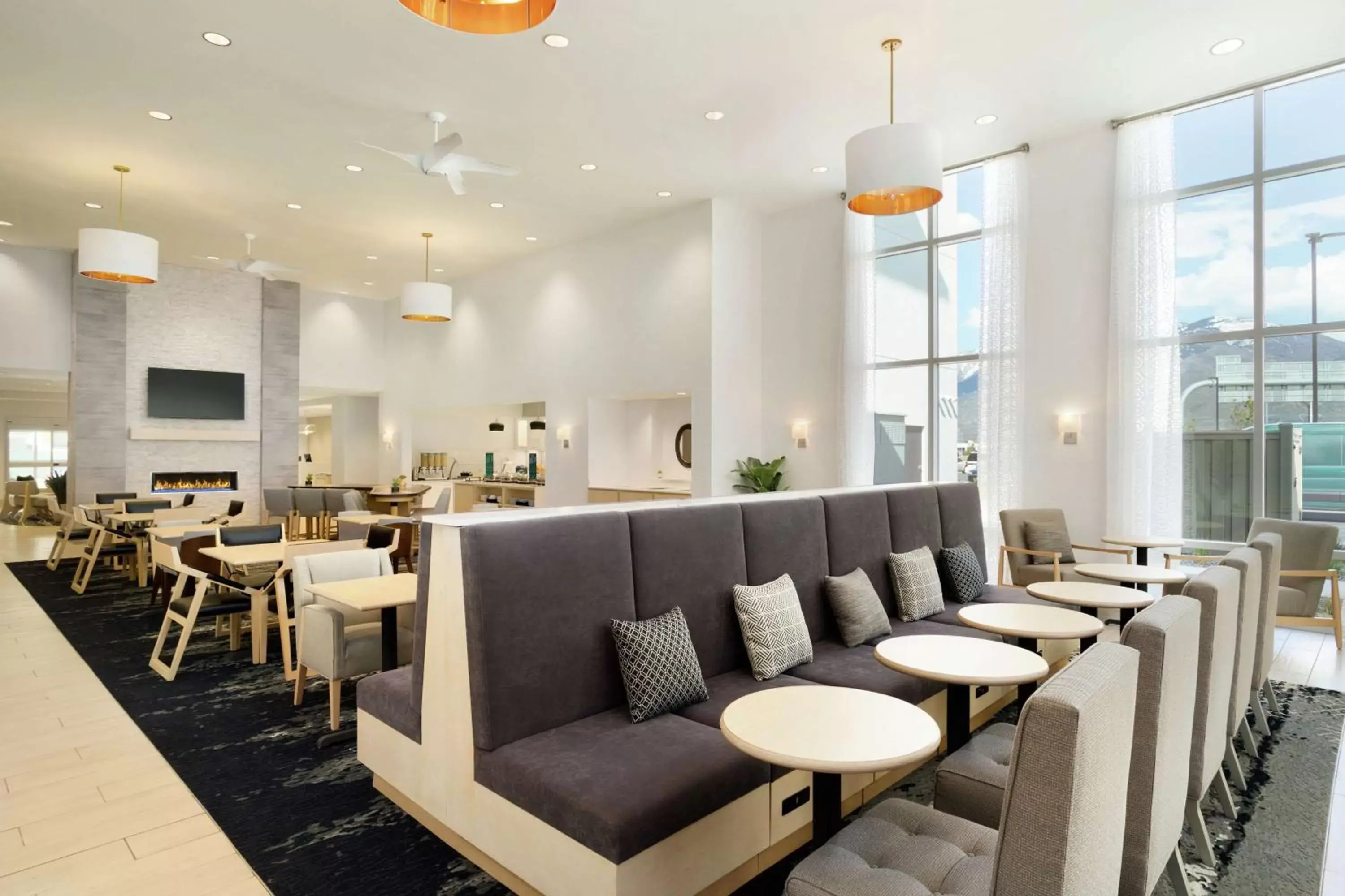 Lobby or reception, Restaurant/Places to Eat in Homewood Suites By Hilton SLC/Draper