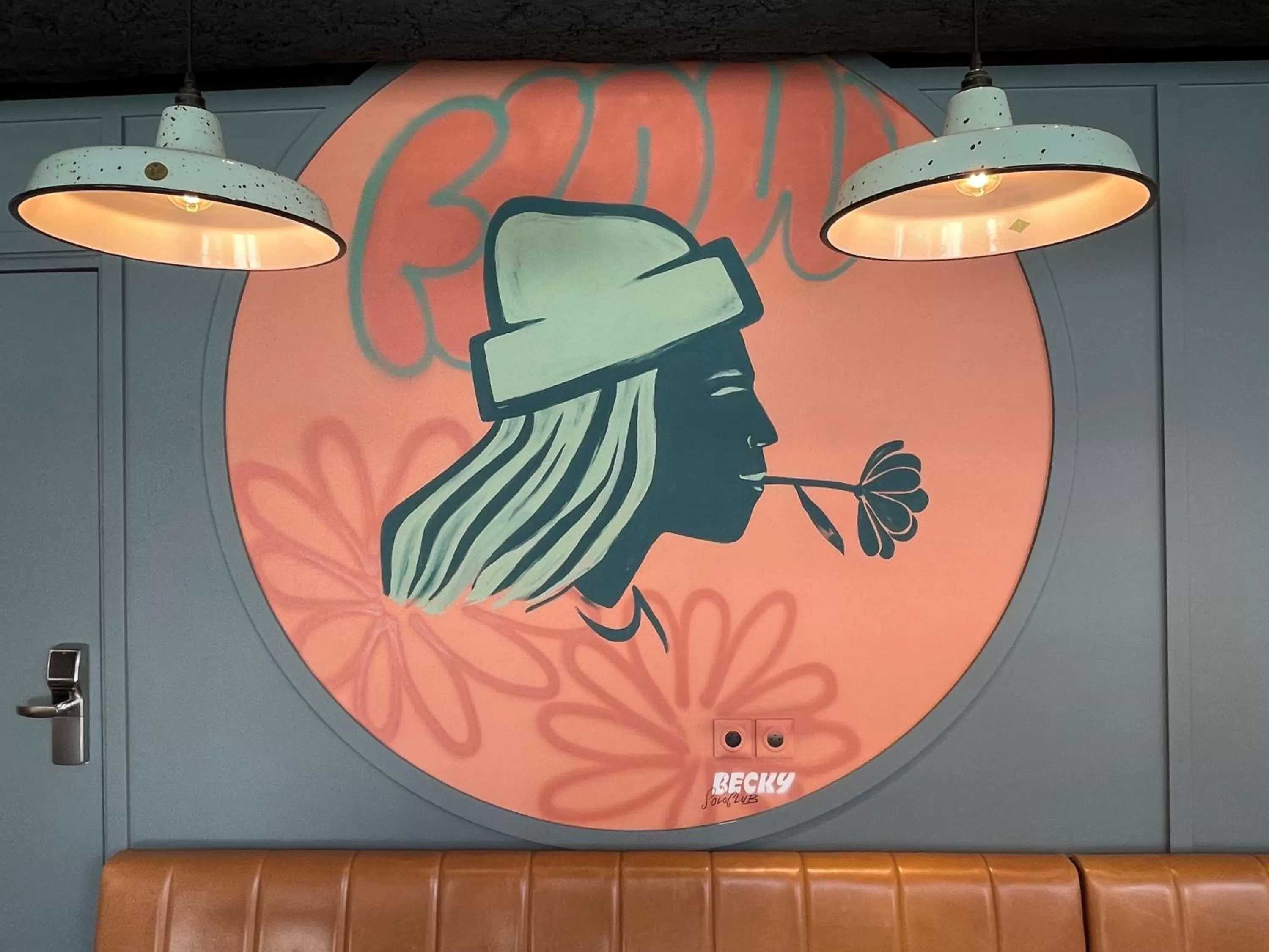 Decorative detail in Eklo Hotels Toulouse Cartoucherie Zénith