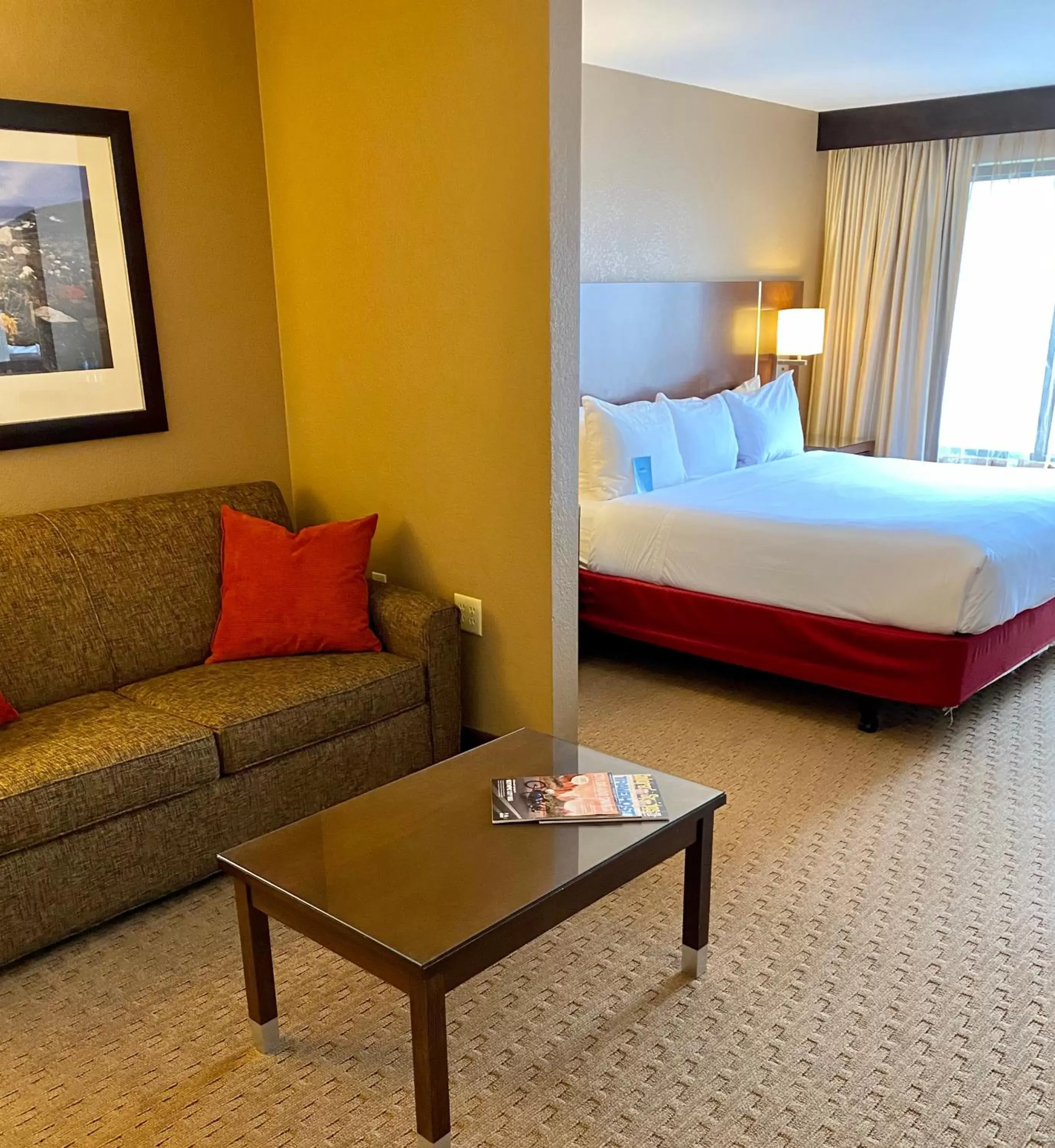 King Room with Accessible Roll-In Shower in Radisson Hotel Colorado Springs Airport King Room with Accessible Roll-In Shower in Radisson Hotel Colorado Springs Airport